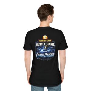 Hustle Hard Chalk Harder | Blue Chalk Edition| Premium Pool Shirt