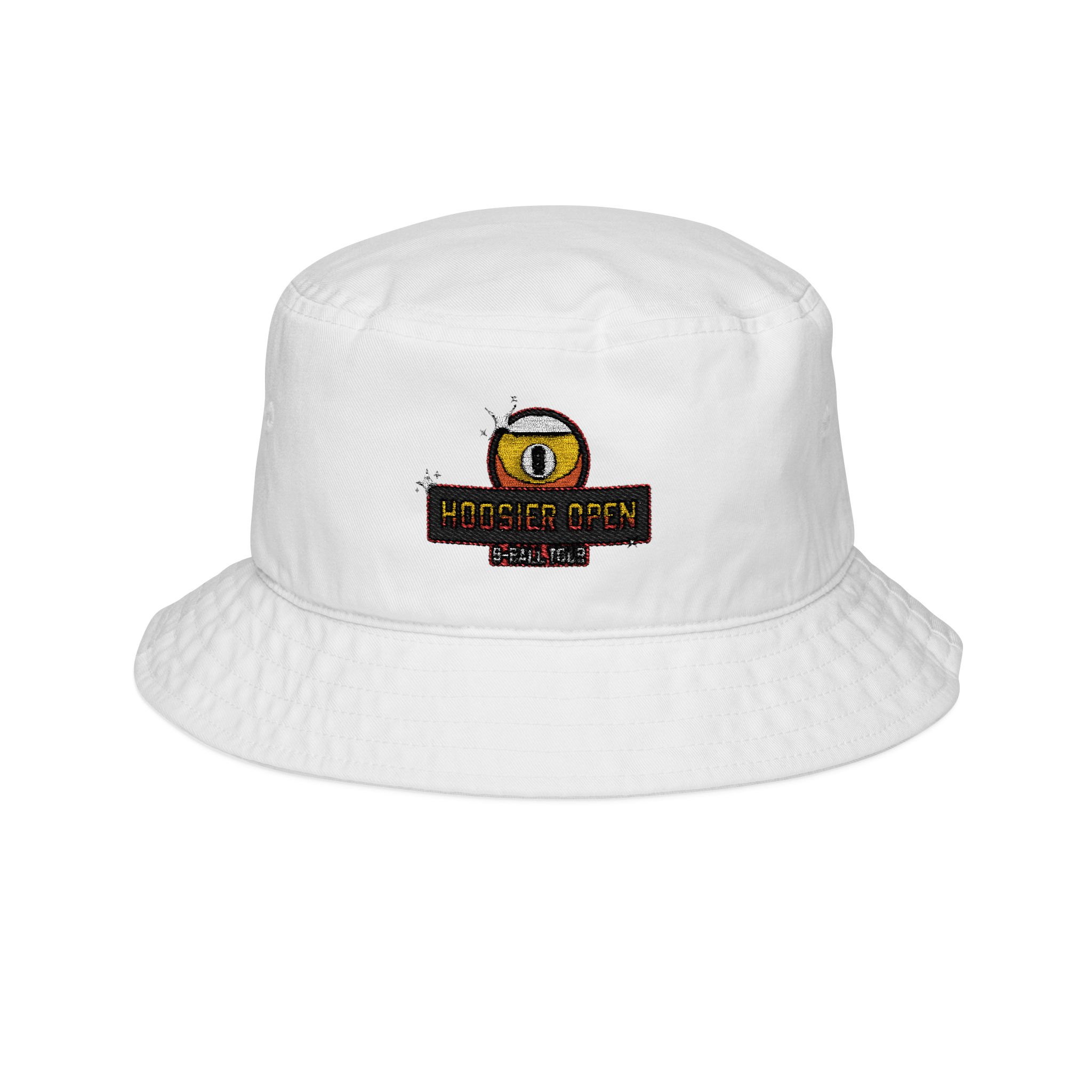 Embroidered Lucky Eye Bucket Hat — Retro Charm, Protective Sunwear - Image 2