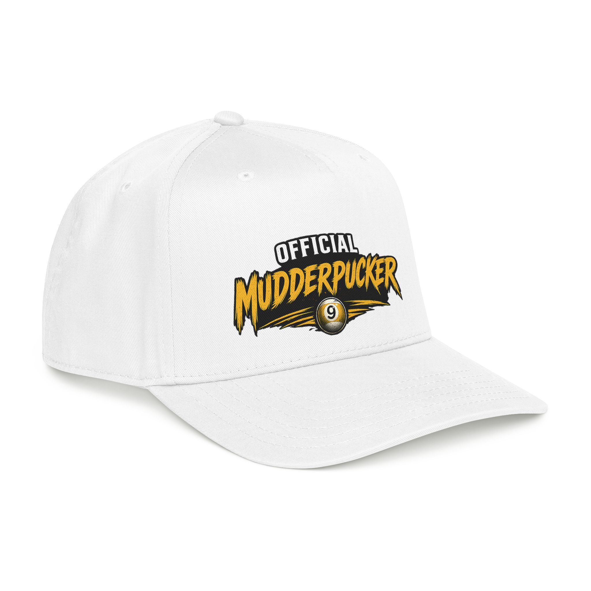 Baseball Cap — "Official Mudderpucker" Embroidered 9-Ball Pool Hat - Image 15