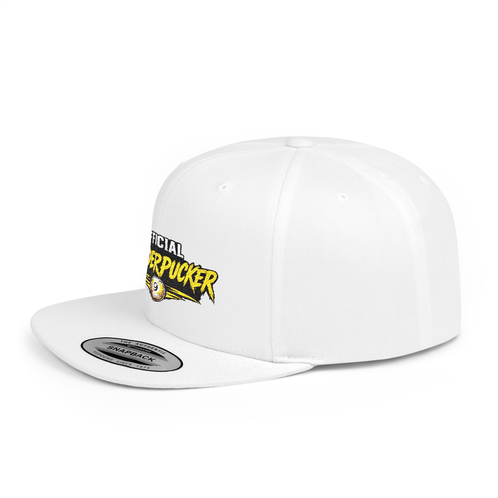 Snapback Hat — "Official Mudderpucker" Embroidered Flat-Bill Cap - Image 7
