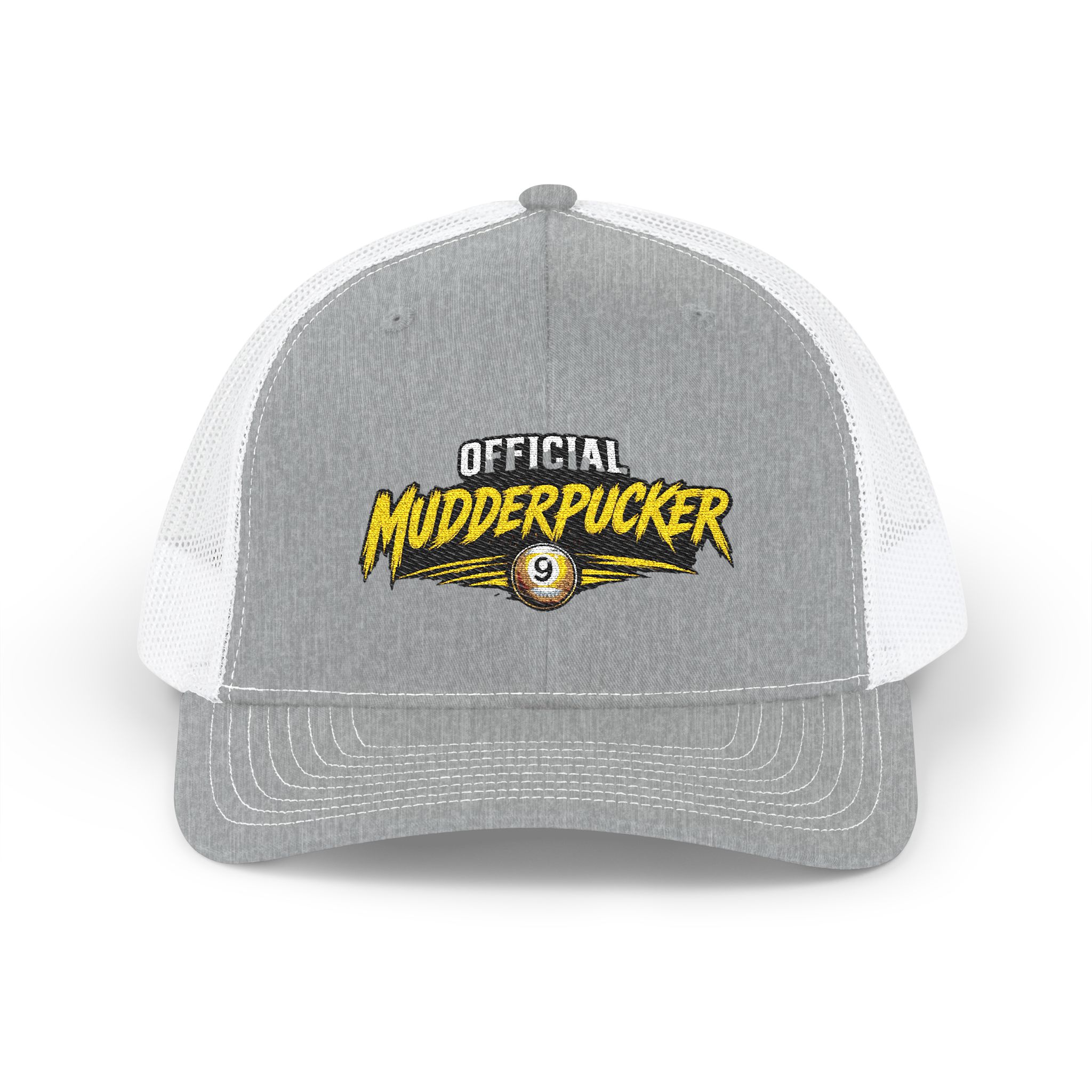 Mudderpucker Trucker Cap – Vintage Racing Logo Snapback - Image 9