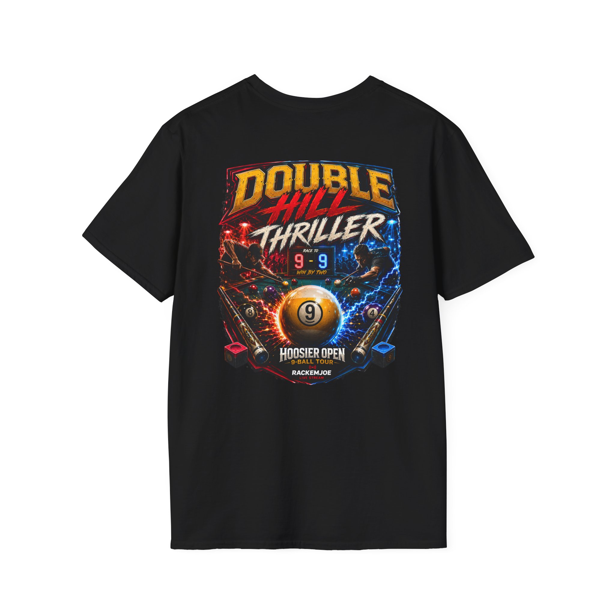 Hoosier Open 9-Ball Tournament T-Shirt - Image 4