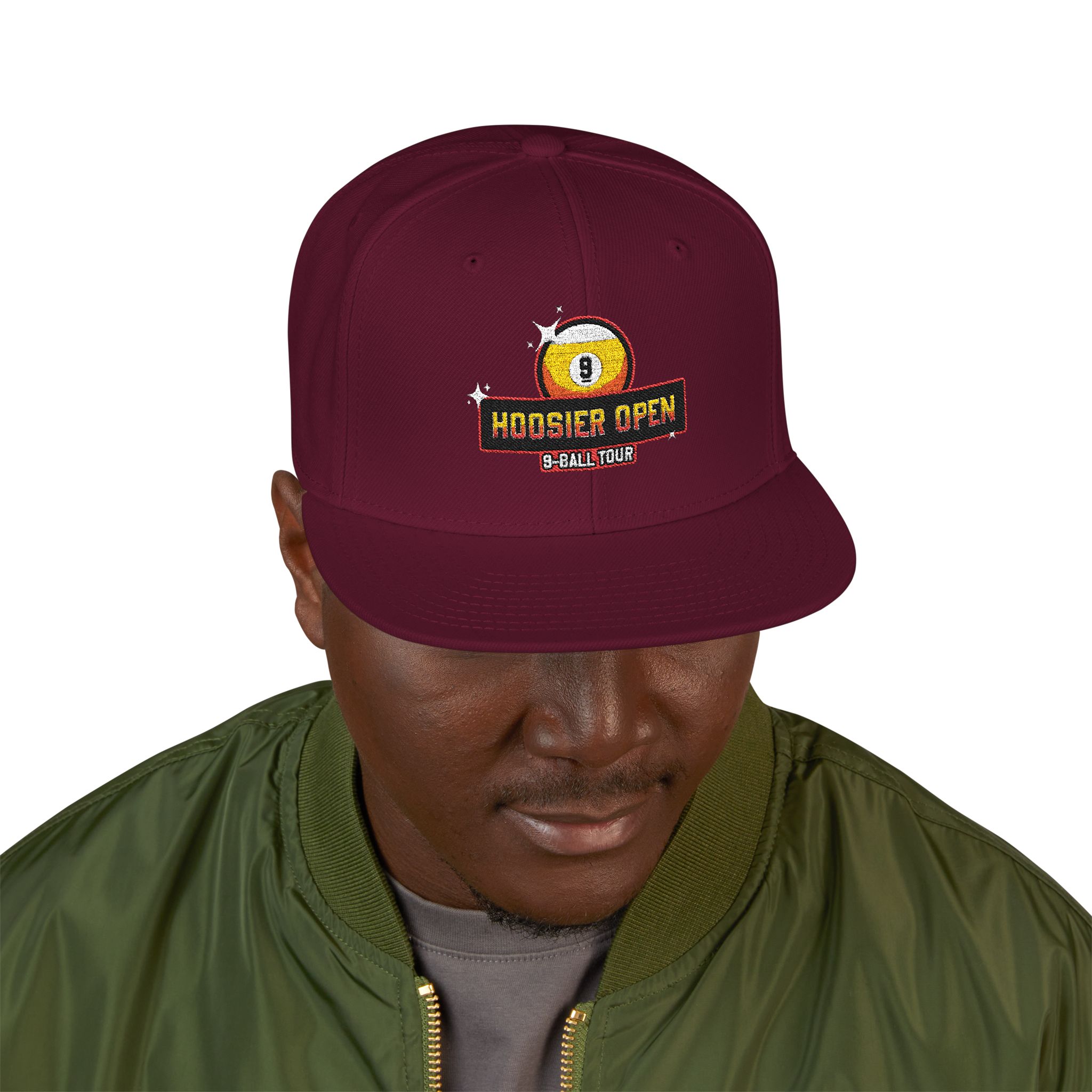 Snapback Hat — Embroidered Runout Season Logo Cap - Image 67