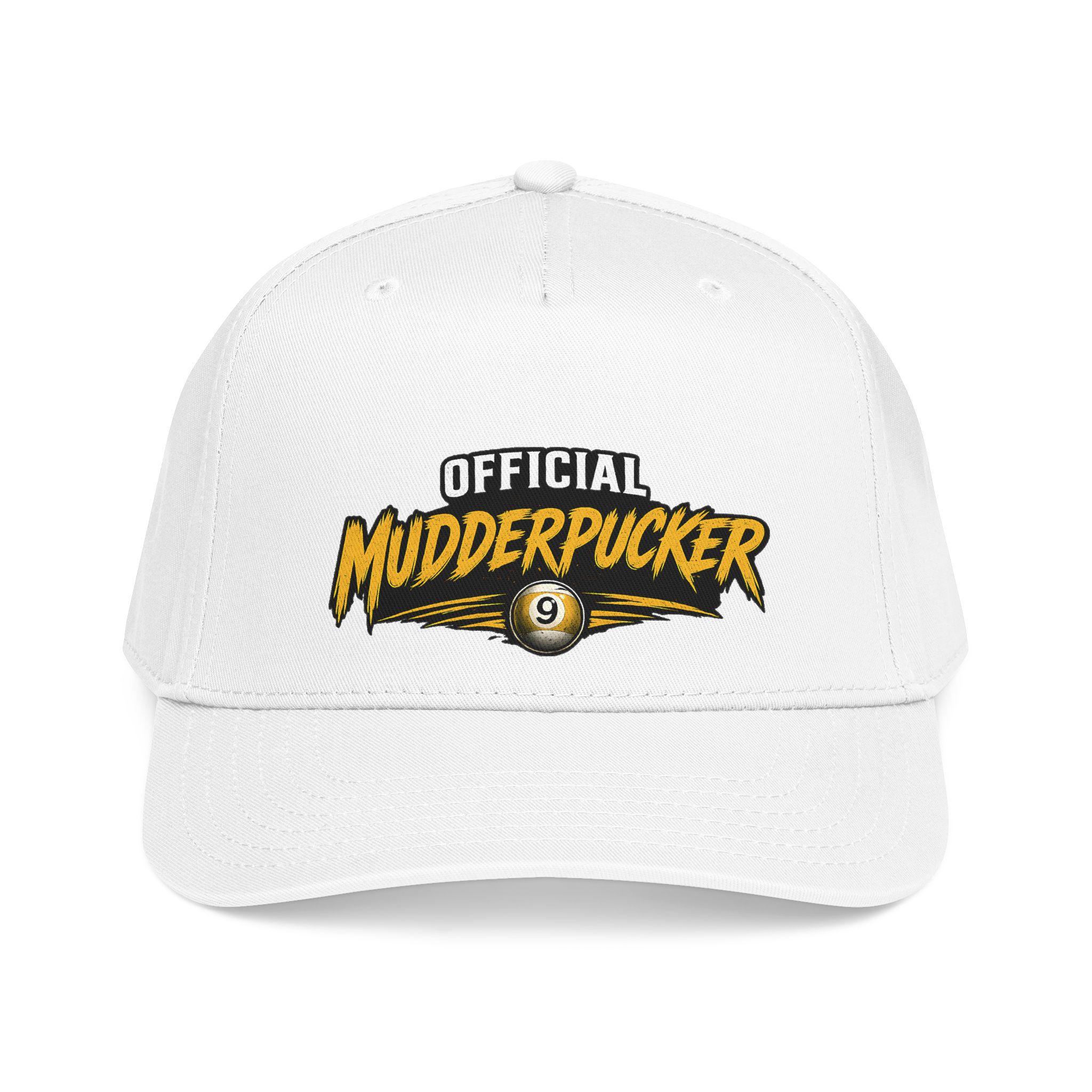 Baseball Cap — "Official Mudderpucker" Embroidered 9-Ball Pool Hat - Image 13