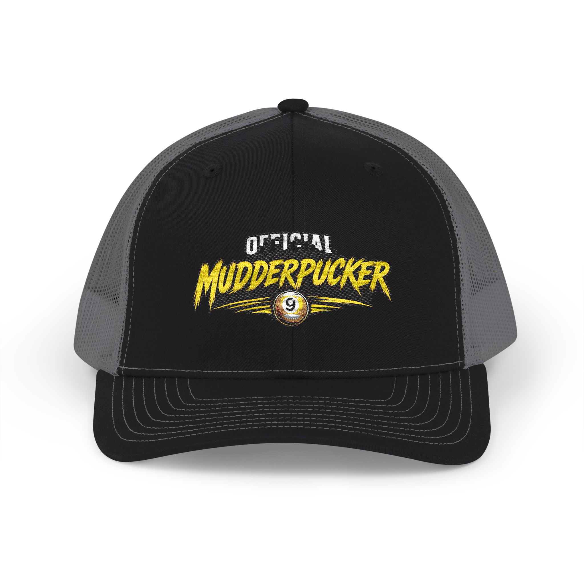 Mudderpucker Trucker Cap – Vintage Racing Logo Snapback - Image 13