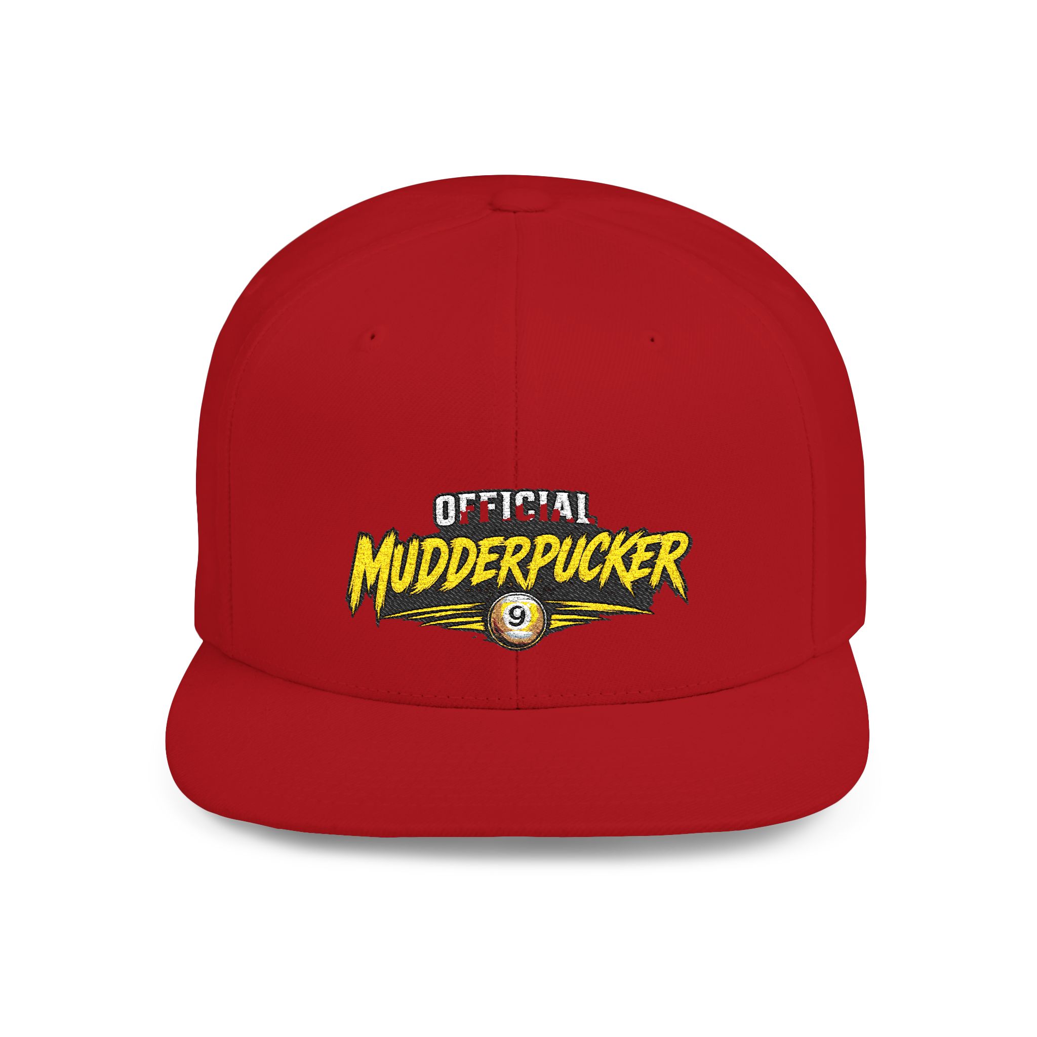 Snapback Hat — "Official Mudderpucker" Embroidered Flat-Bill Cap - Image 49