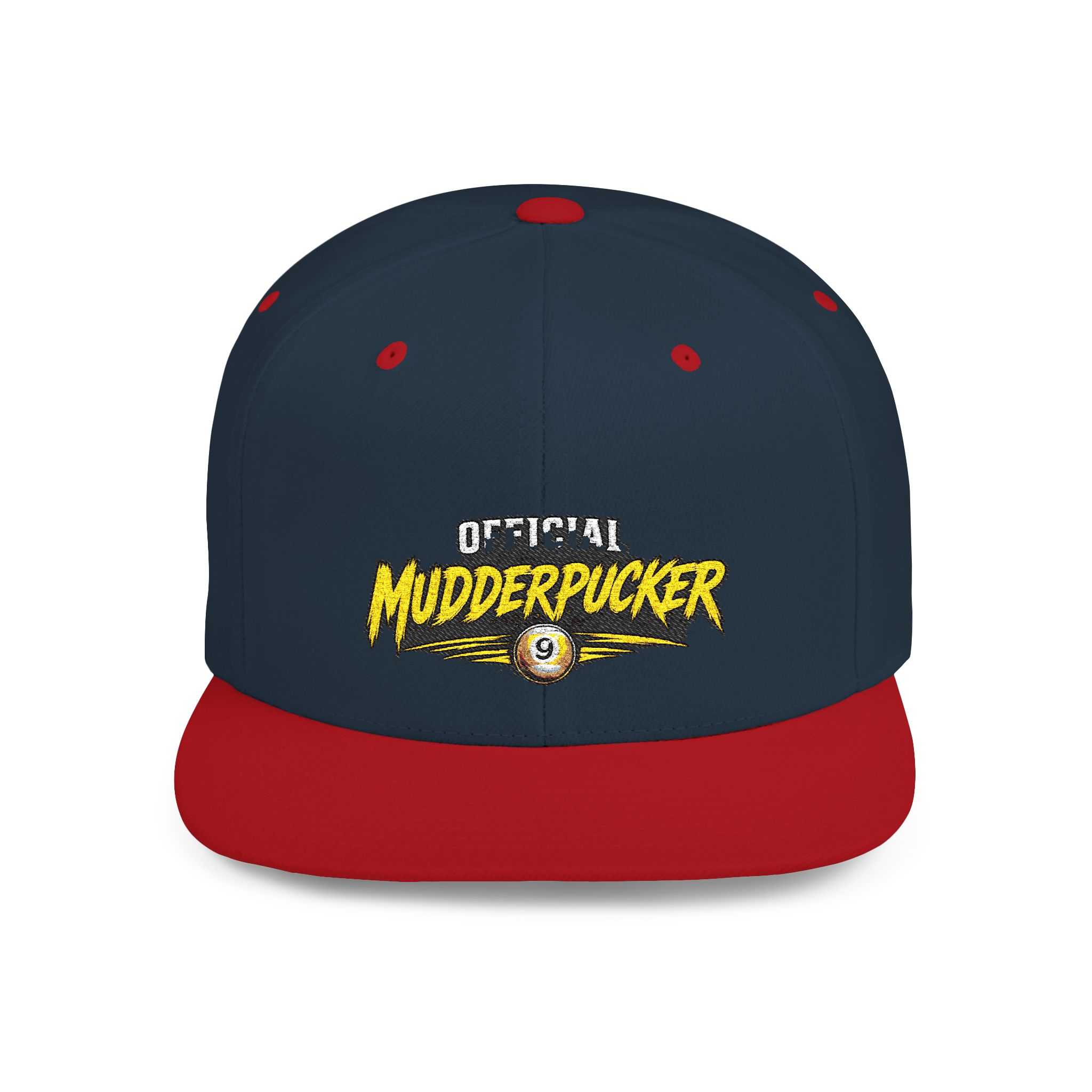Snapback Hat — "Official Mudderpucker" Embroidered Flat-Bill Cap - Image 21