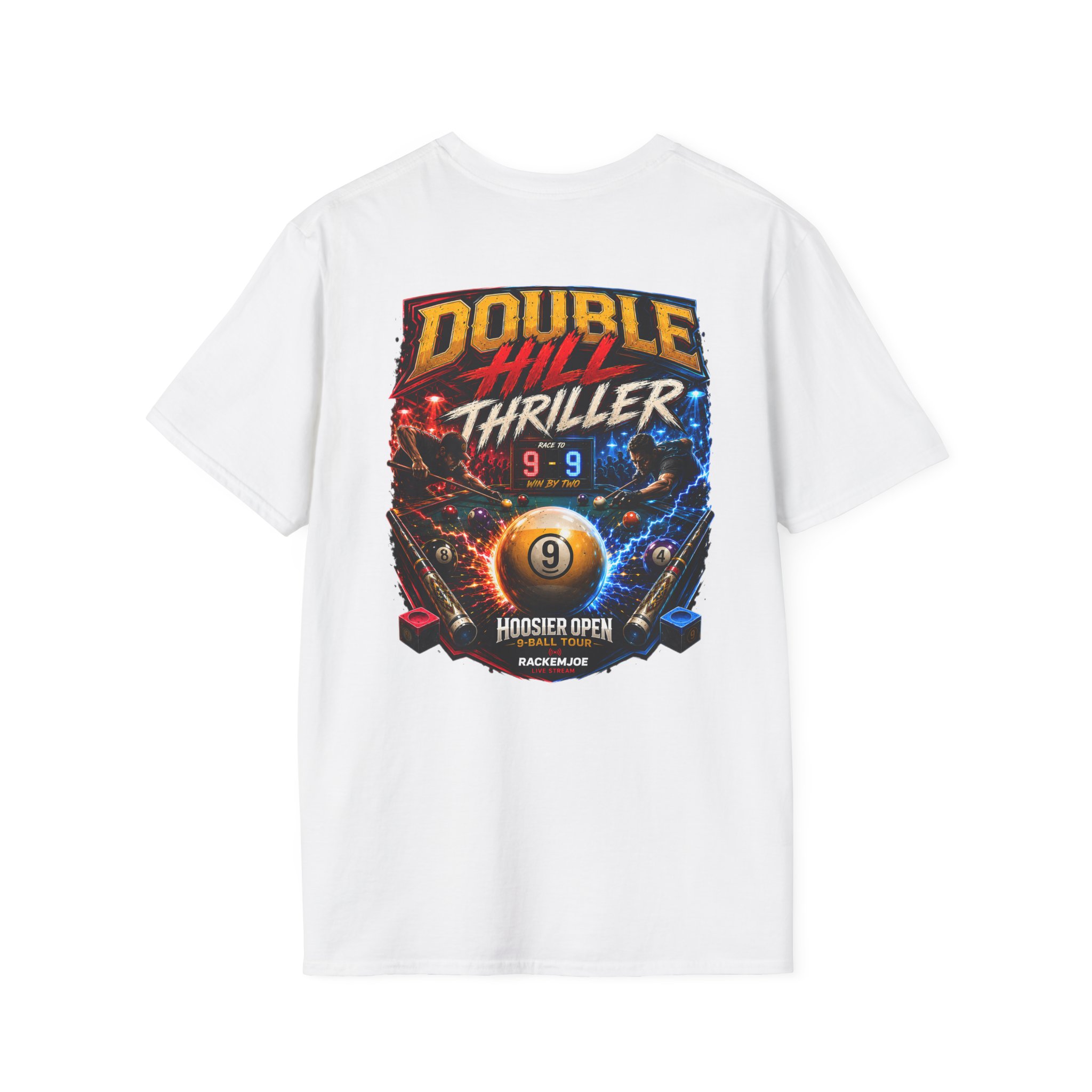 Hoosier Open 9-Ball Tournament T-Shirt - Image 7