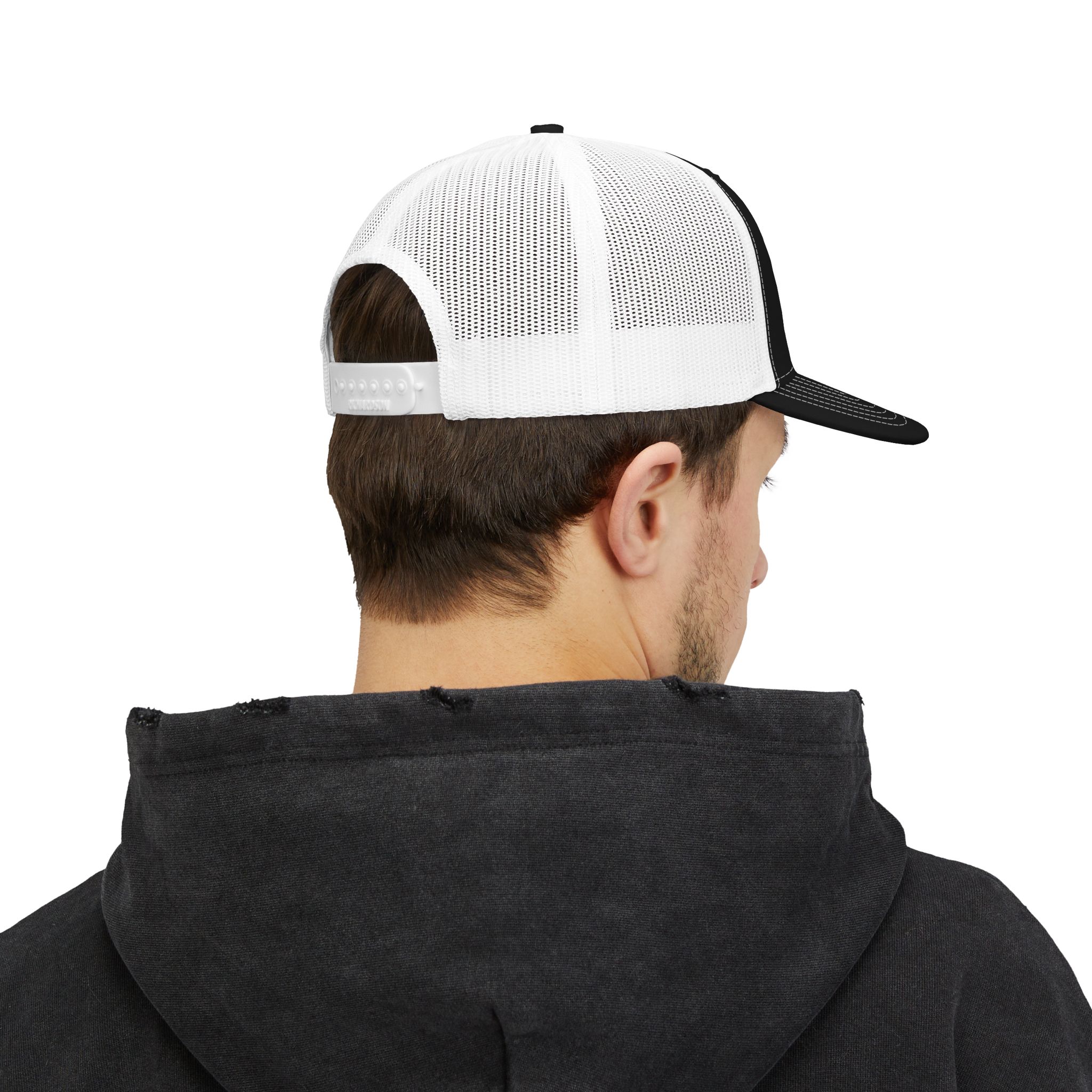 Mudderpucker Trucker Cap – Vintage Racing Logo Snapback - Image 8