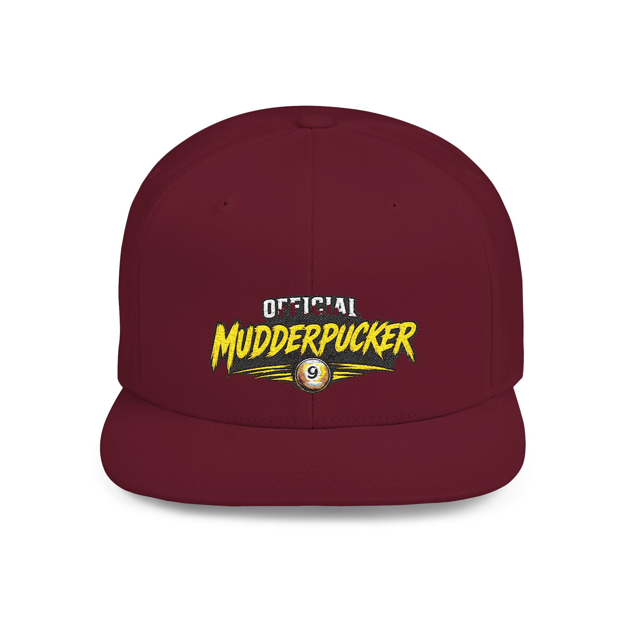 Snapback Hat — "Official Mudderpucker" Embroidered Flat-Bill Cap - Image 53