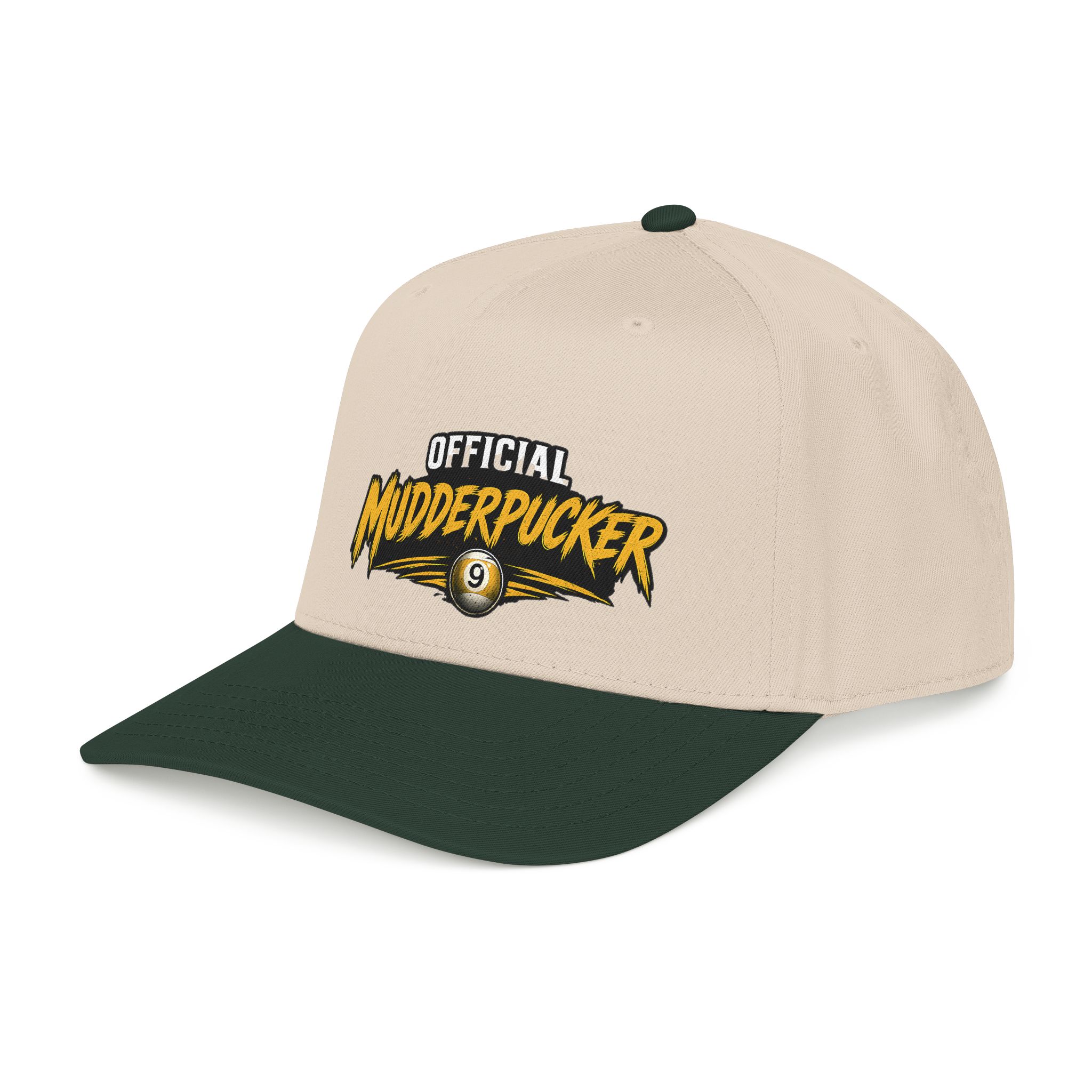 Baseball Cap — "Official Mudderpucker" Embroidered 9-Ball Pool Hat - Image 4