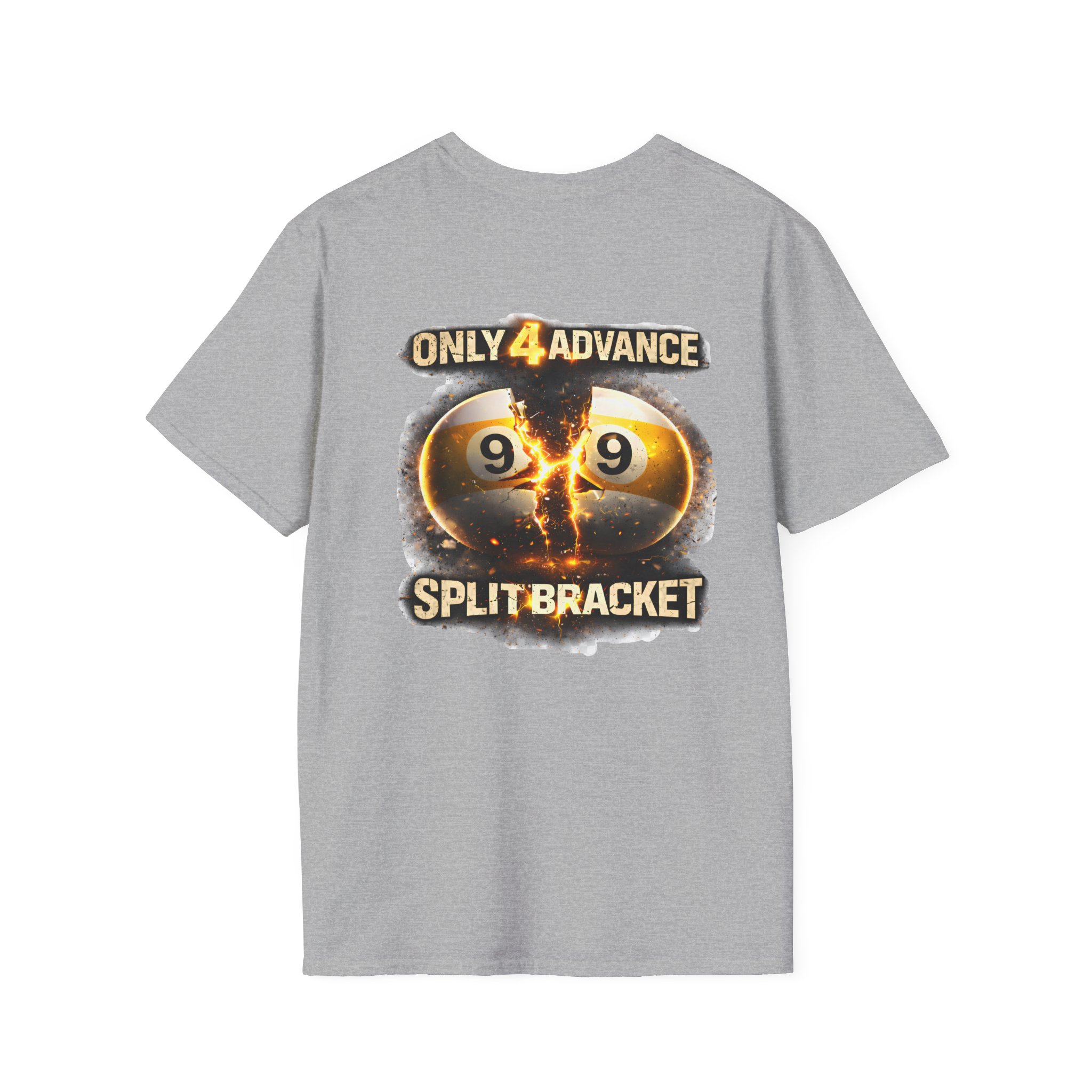 Split Bracket | Only 4 Advance | Limited Edition Pool Shirt - Image 15