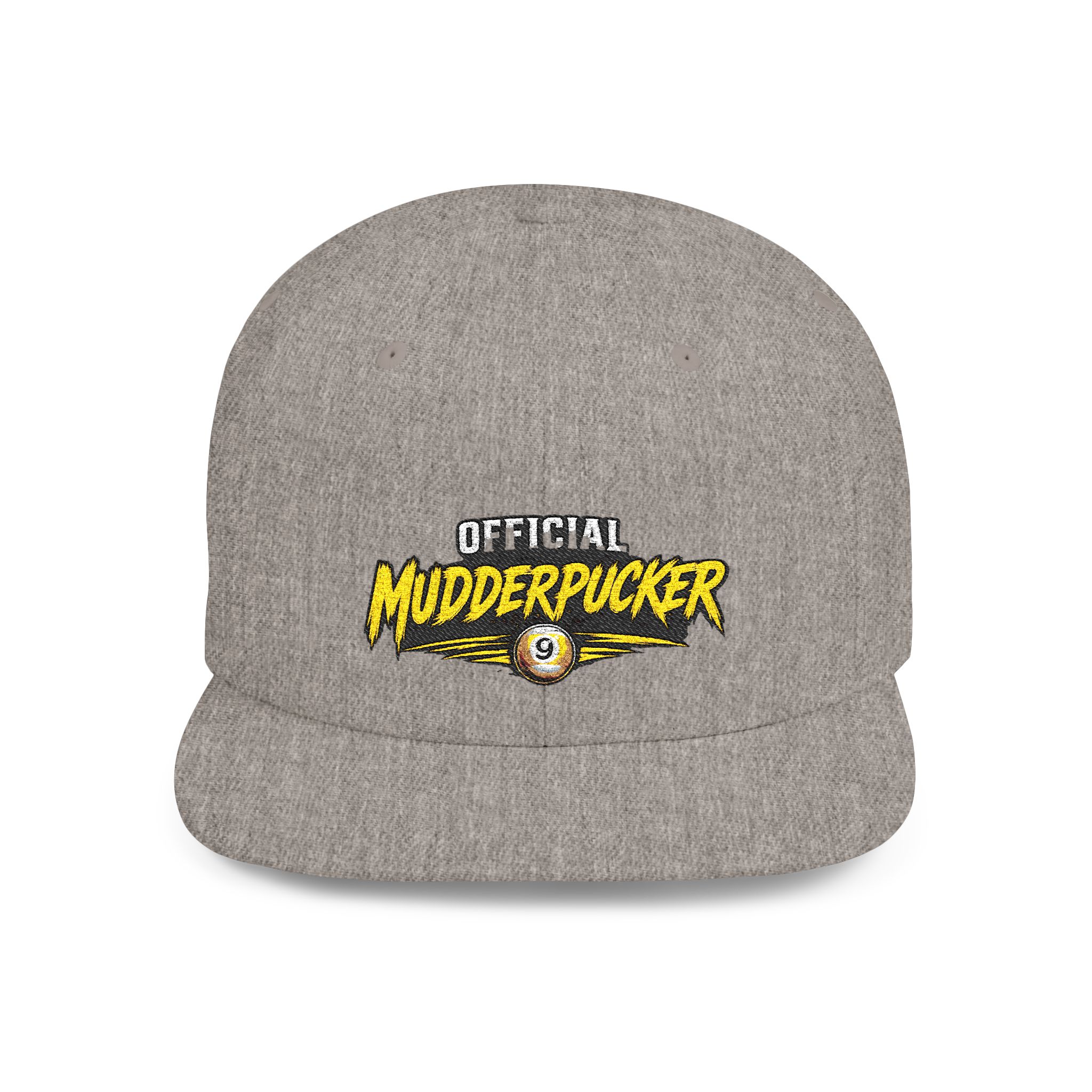 Snapback Hat — "Official Mudderpucker" Embroidered Flat-Bill Cap - Image 37