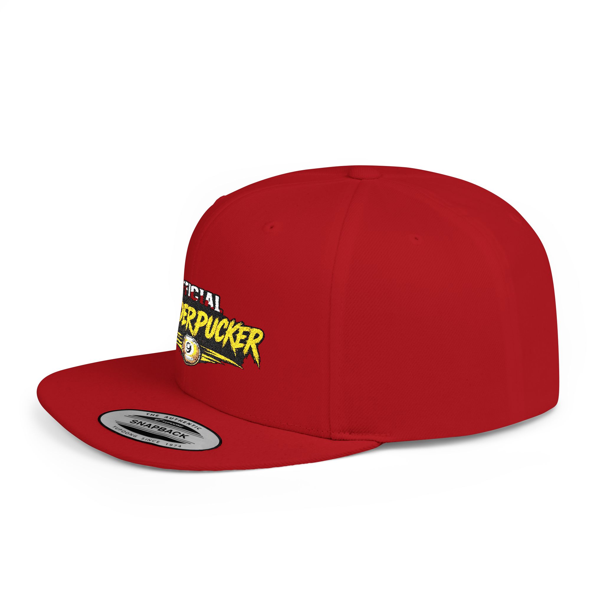 Snapback Hat — "Official Mudderpucker" Embroidered Flat-Bill Cap - Image 51