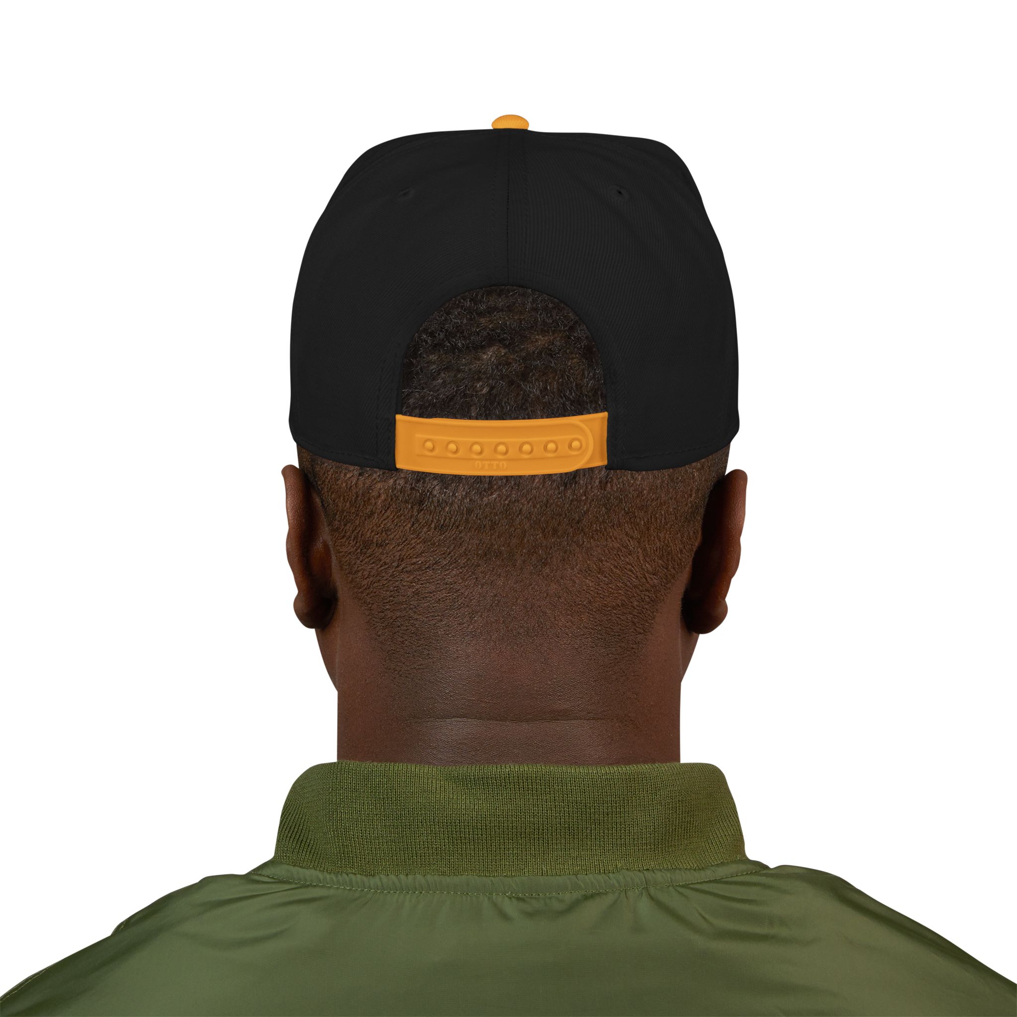 Original Mudderpucker Snapback Hat | Embroidered Flat Bill Cap - Image 4