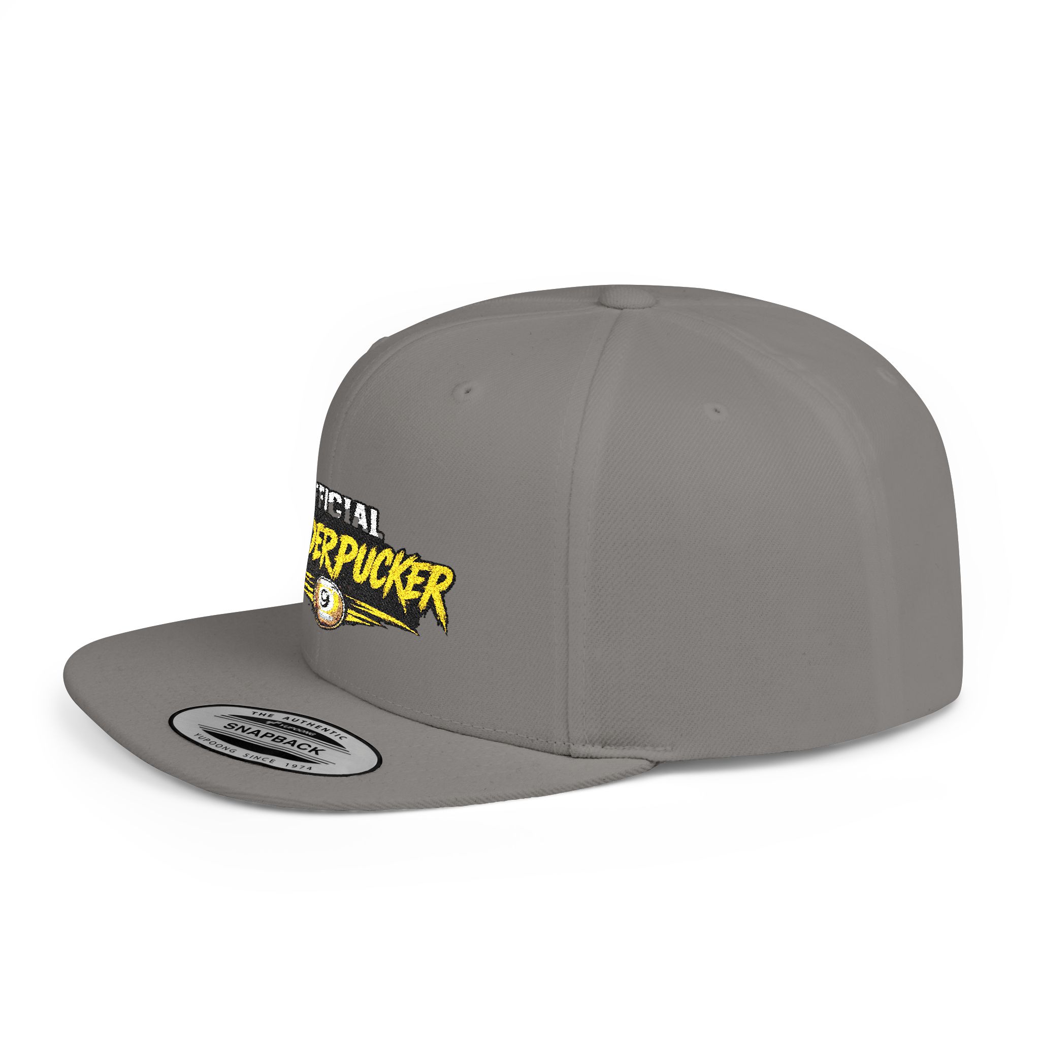 Snapback Hat — "Official Mudderpucker" Embroidered Flat-Bill Cap - Image 11