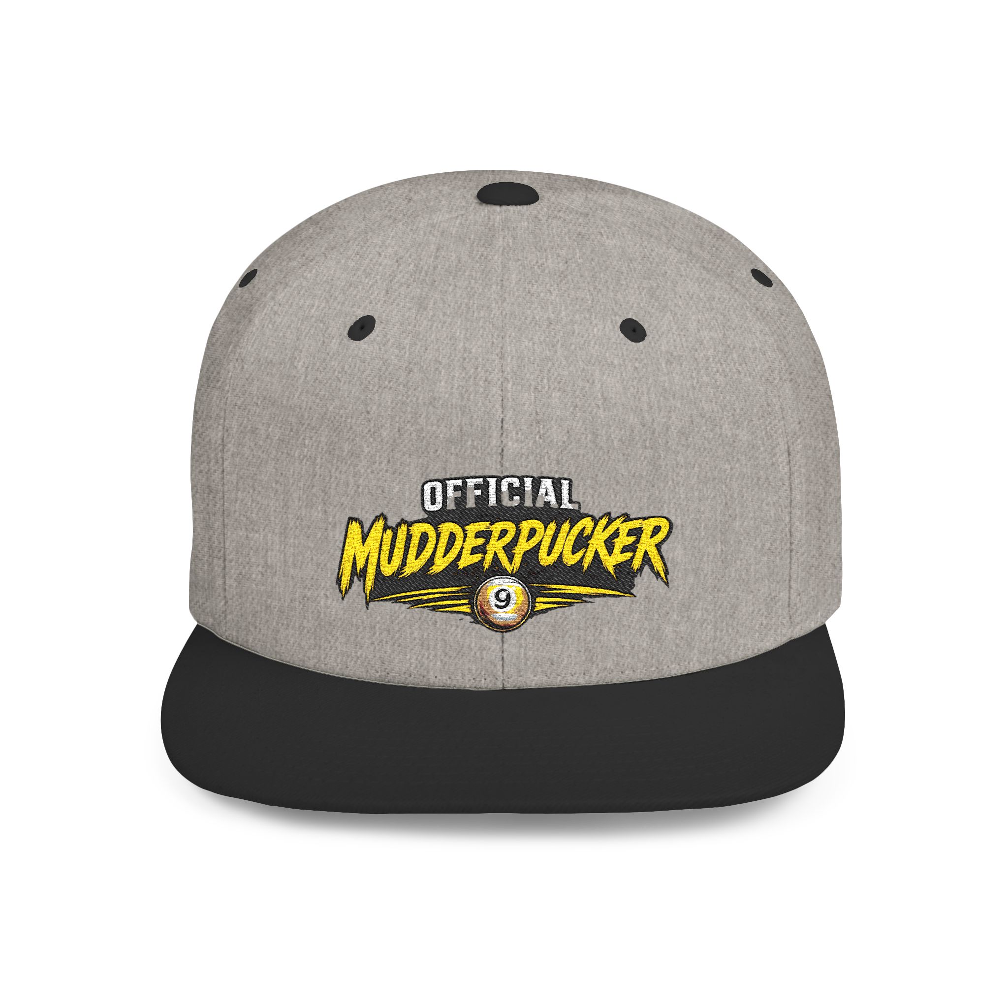 Snapback Hat — "Official Mudderpucker" Embroidered Flat-Bill Cap - Image 29