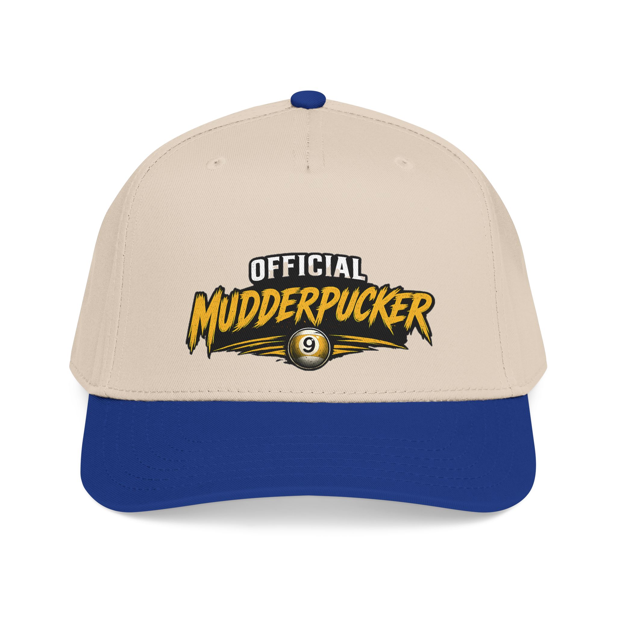 Baseball Cap — "Official Mudderpucker" Embroidered 9-Ball Pool Hat - Image 5