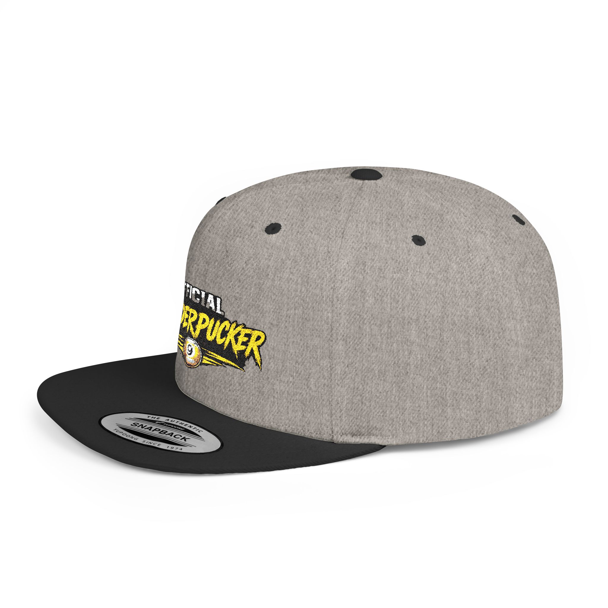 Snapback Hat — "Official Mudderpucker" Embroidered Flat-Bill Cap - Image 31