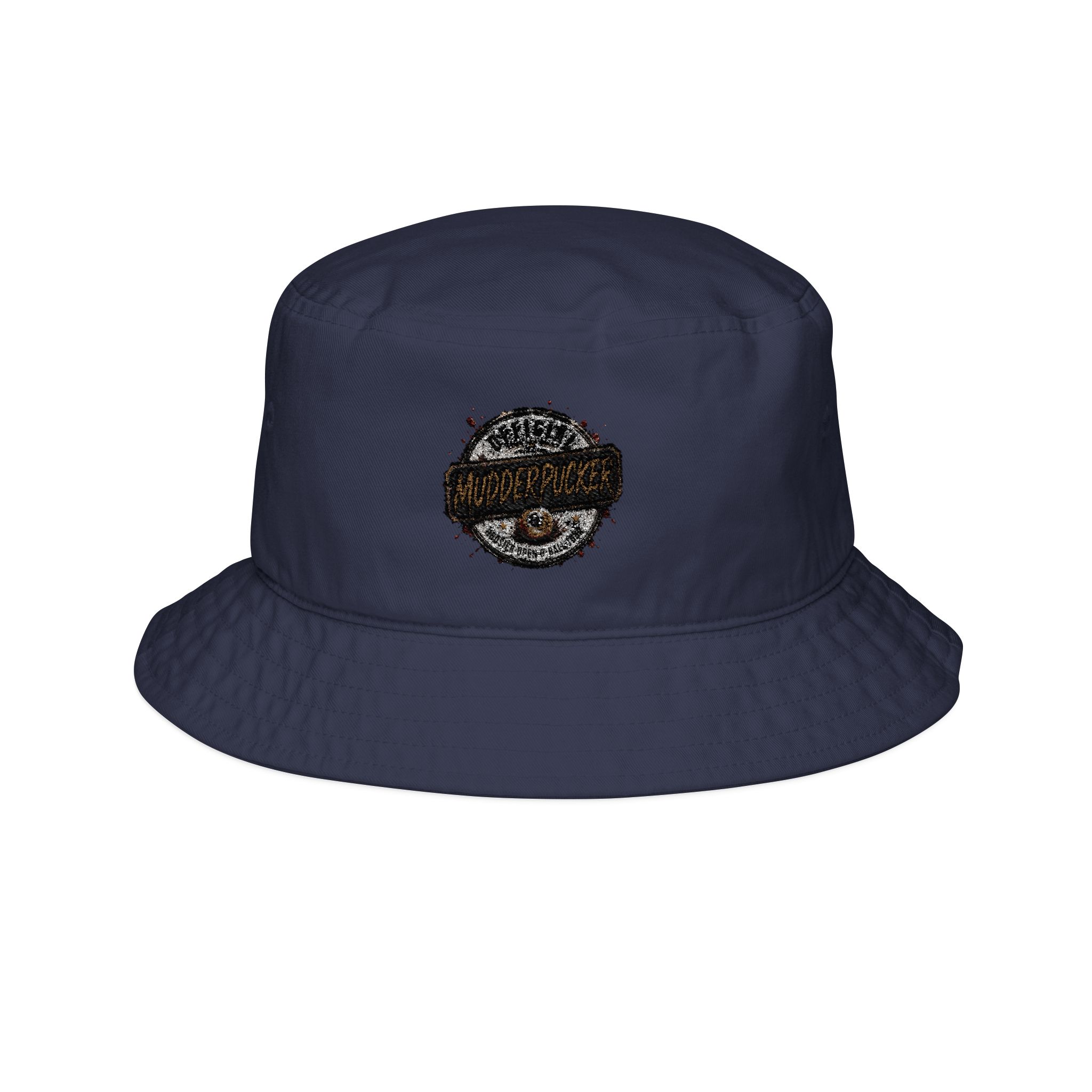 Embroidered Leopard Logo Bucket Hat — Retro Patch Casual Sun Hat - Image 3