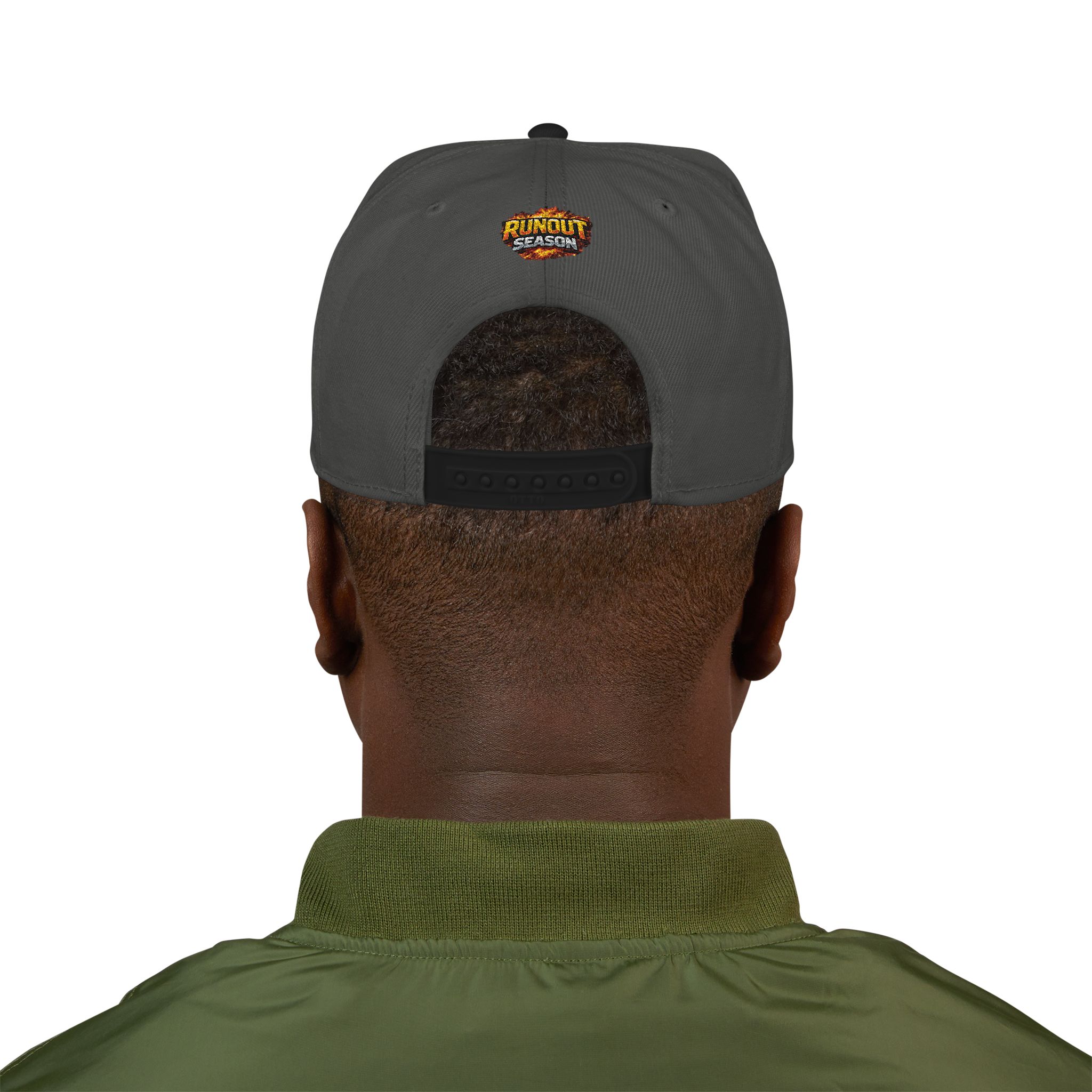 Snapback Hat — Embroidered Runout Season Logo Cap - Image 8
