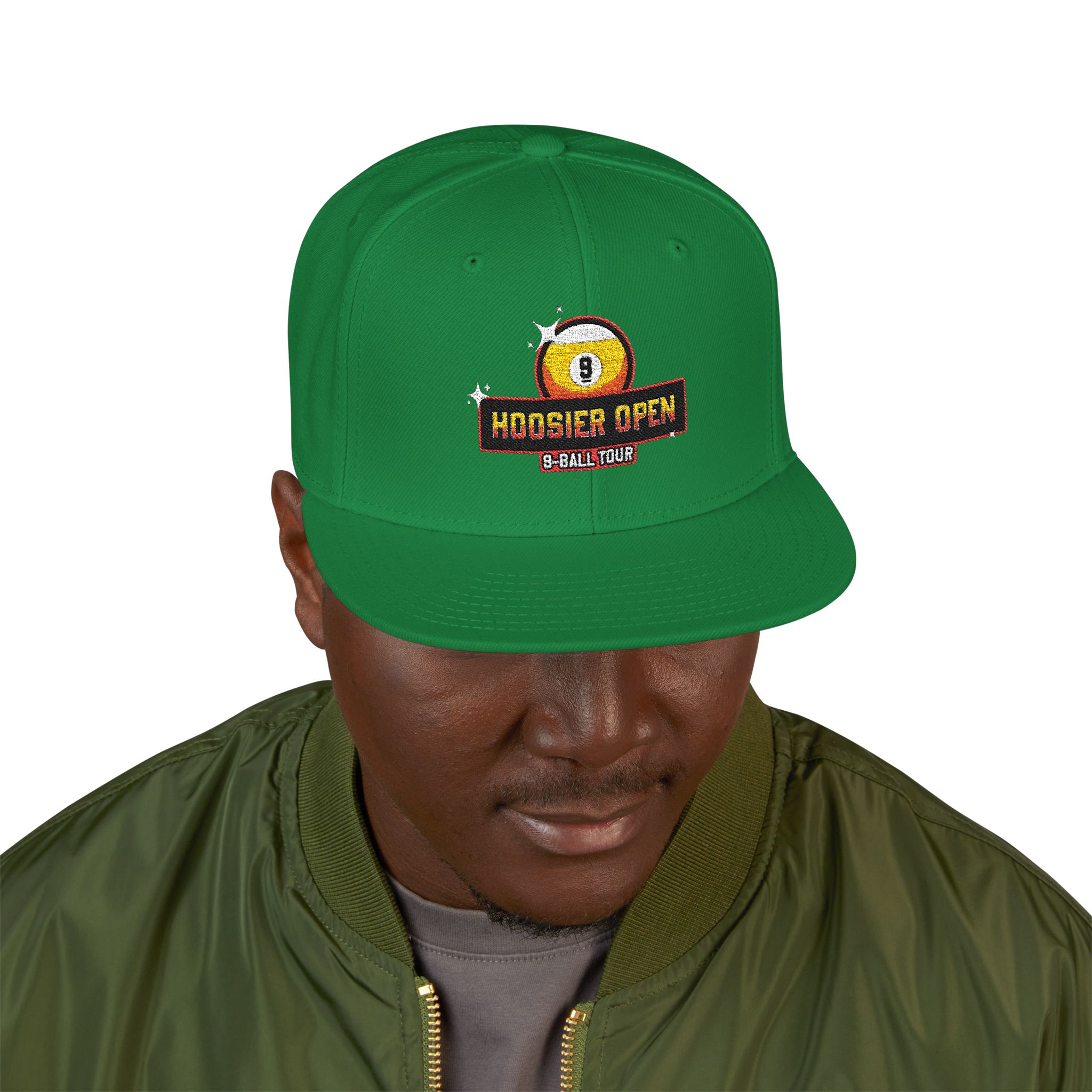 Snapback Hat — Embroidered Runout Season Logo Cap - Image 47