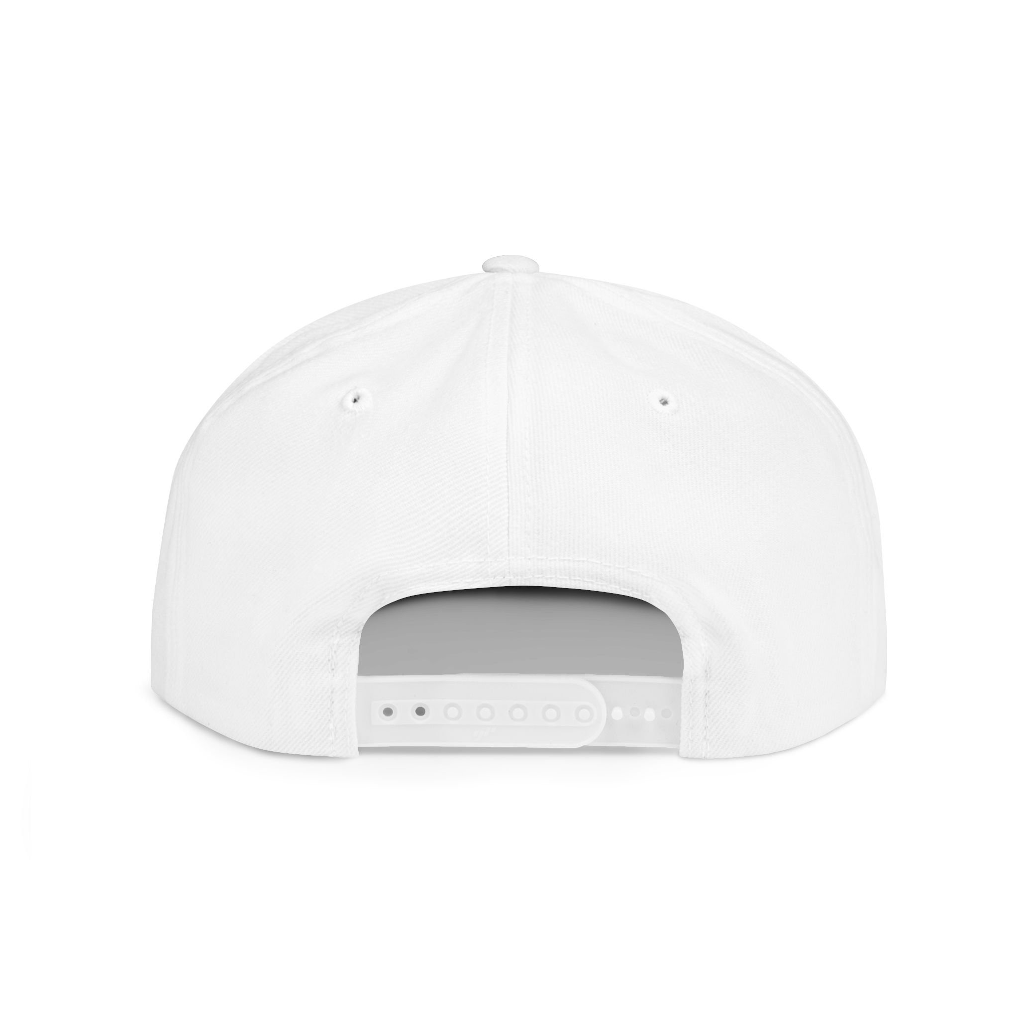 Flat Bill Snapback Hat — Distressed "Official MudderPucker" Logo Embroidered Cap - Image 6