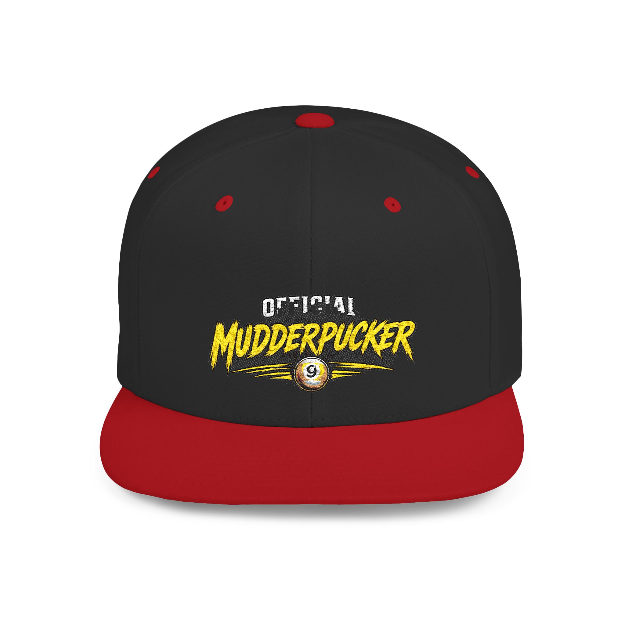 Snapback Hat — "Official Mudderpucker" Embroidered Flat-Bill Cap - Image 61