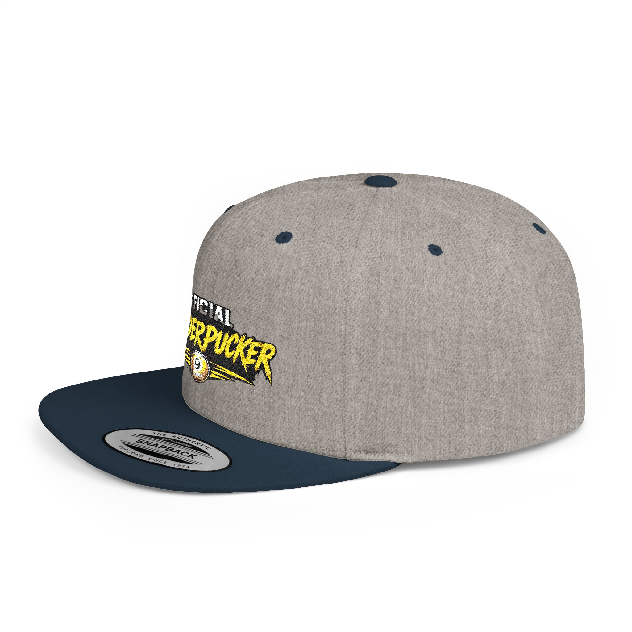 Snapback Hat — "Official Mudderpucker" Embroidered Flat-Bill Cap - Image 19