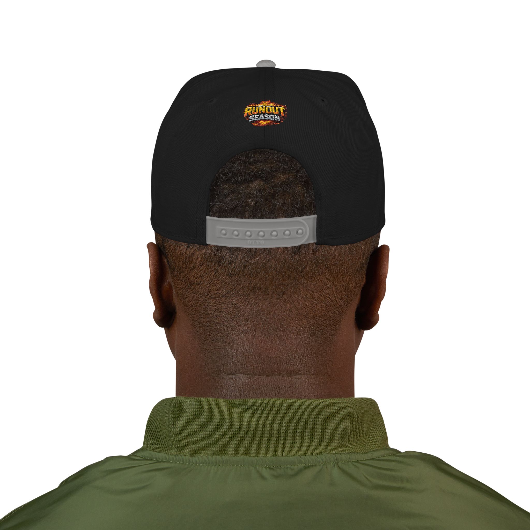Snapback Hat — Embroidered Runout Season Logo Cap - Image 44