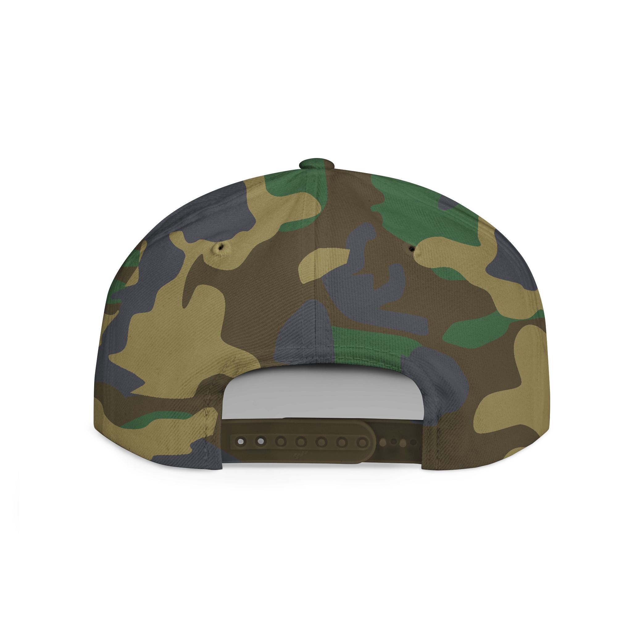 Flat Bill Snapback Hat — Distressed "Official MudderPucker" Logo Embroidered Cap - Image 18