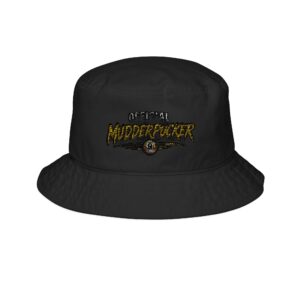 Embroidered "Mudderfucker" Rock Logo Bucket Hat
