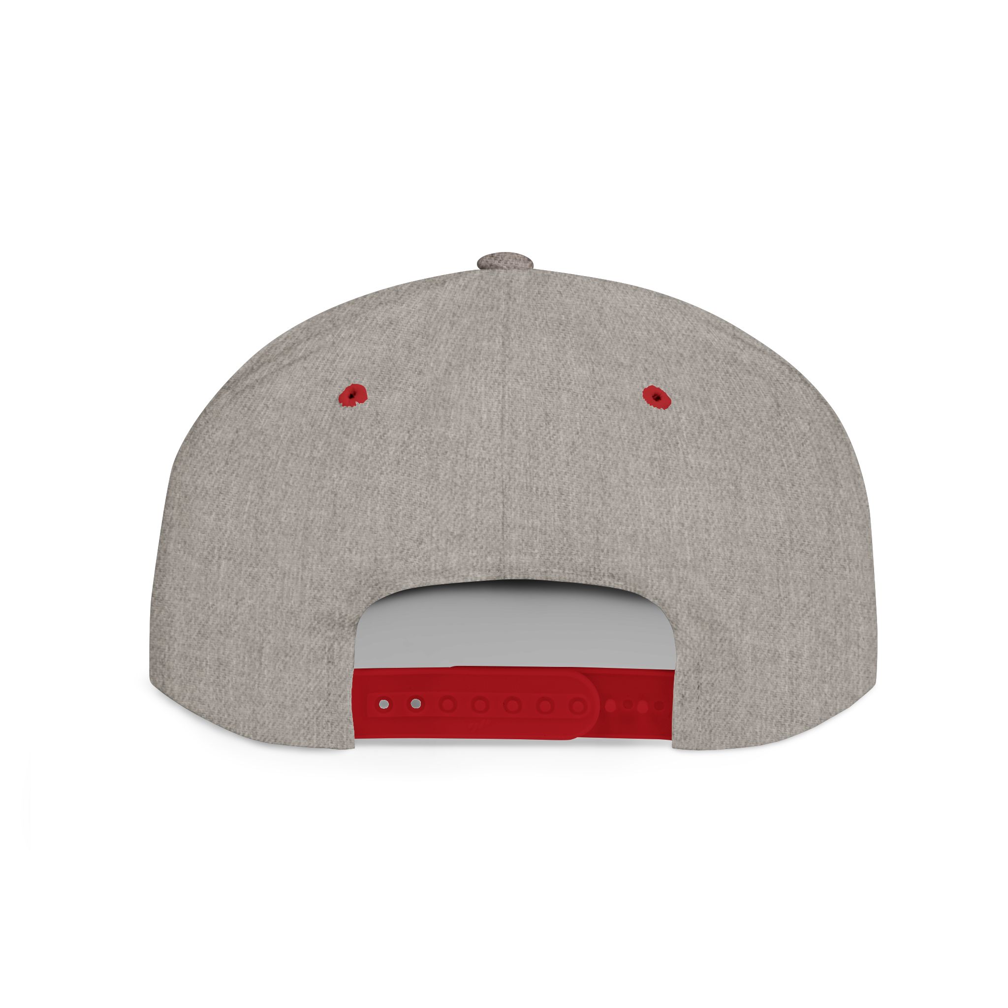 Flat Bill Snapback Hat — Distressed "Official MudderPucker" Logo Embroidered Cap - Image 2