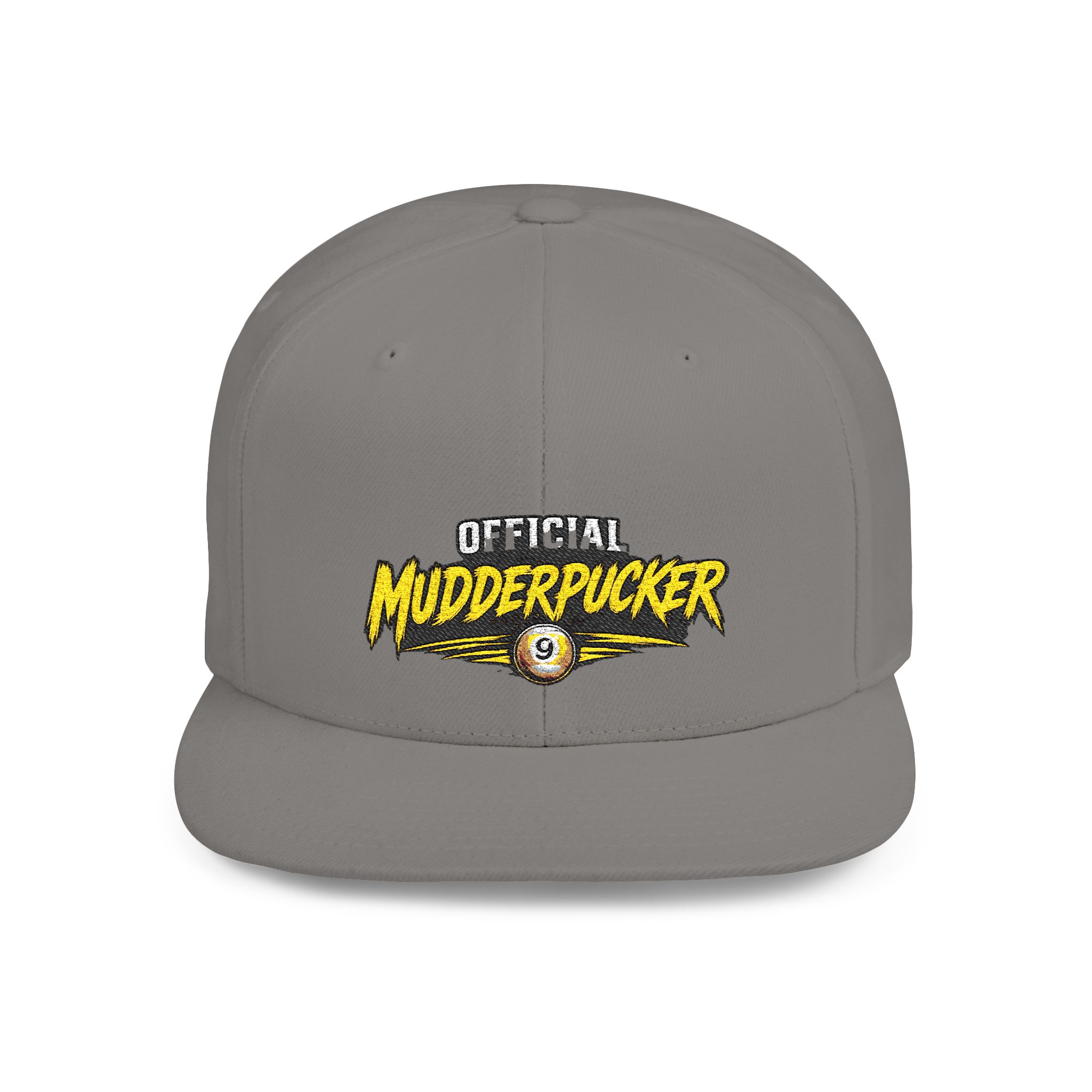 Snapback Hat — "Official Mudderpucker" Embroidered Flat-Bill Cap - Image 9