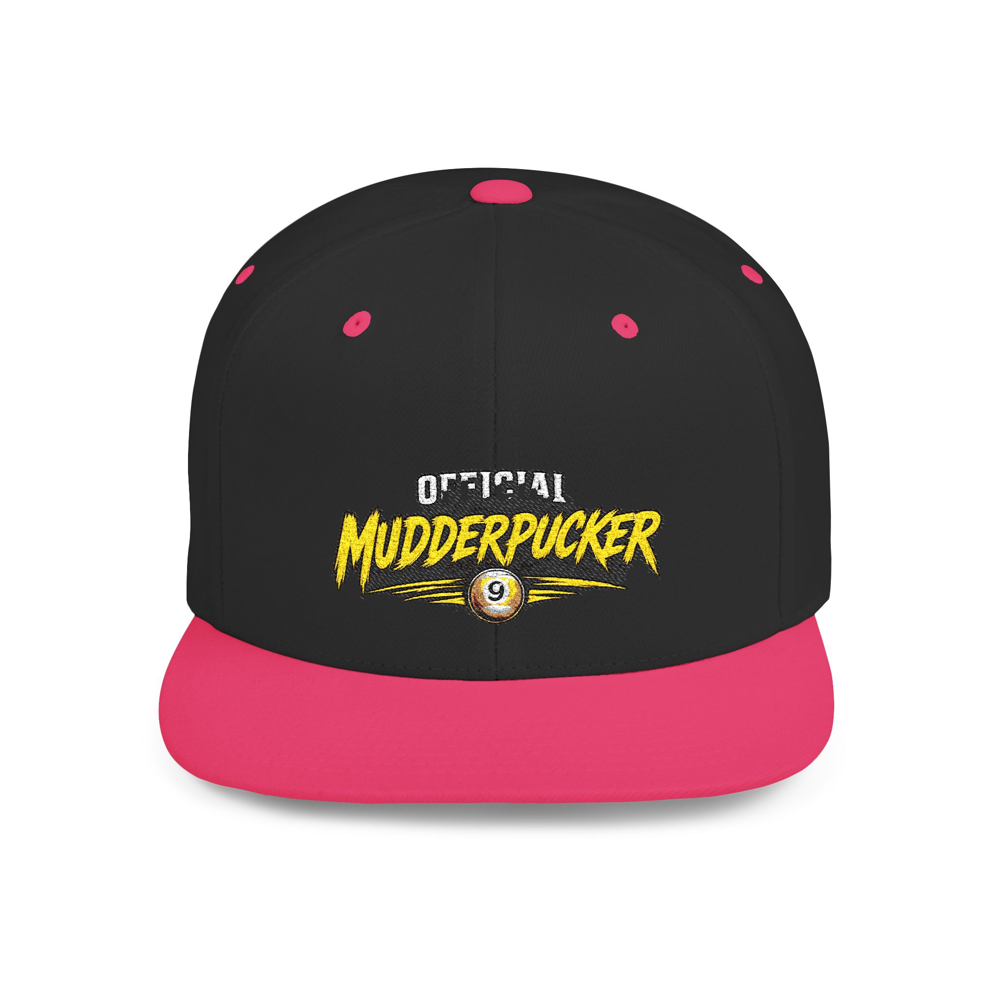 Snapback Hat — "Official Mudderpucker" Embroidered Flat-Bill Cap - Image 57
