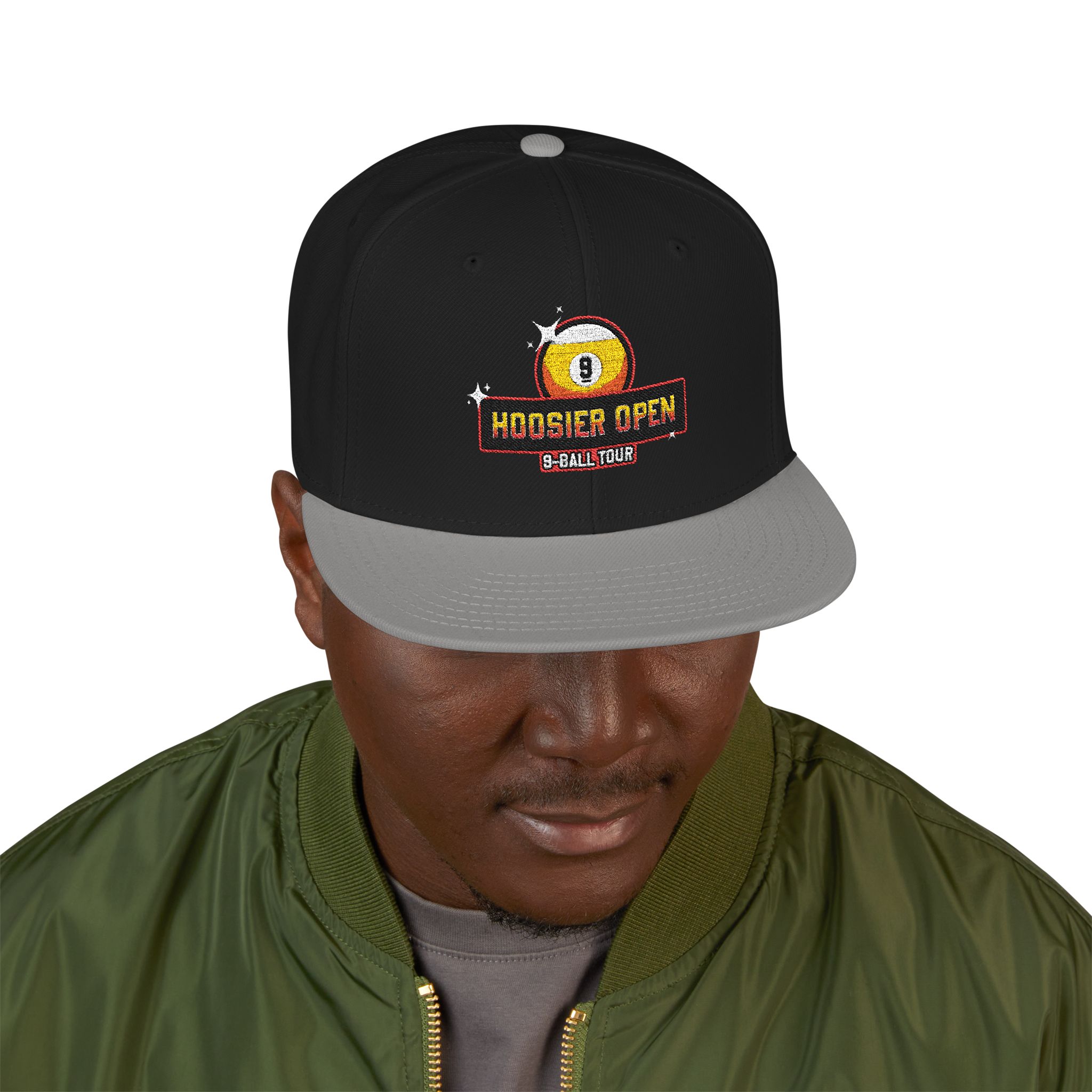 Snapback Hat — Embroidered Runout Season Logo Cap - Image 43