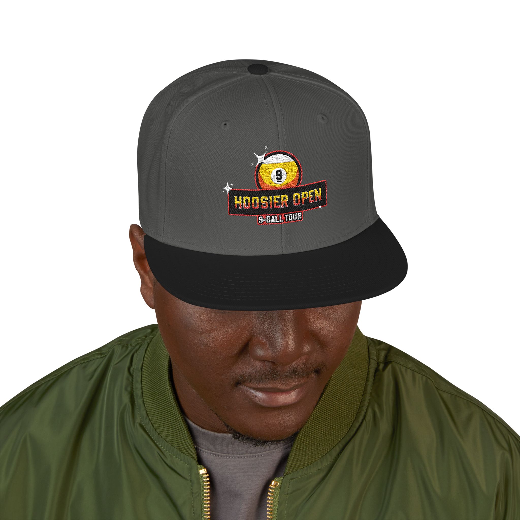 Snapback Hat — Embroidered Runout Season Logo Cap - Image 7