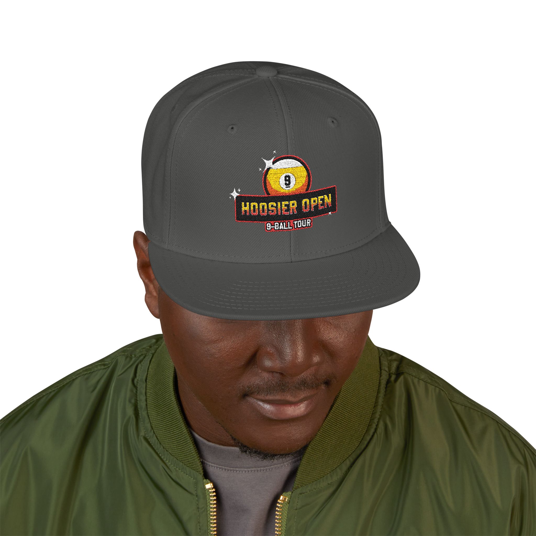 Snapback Hat — Embroidered Runout Season Logo Cap - Image 11