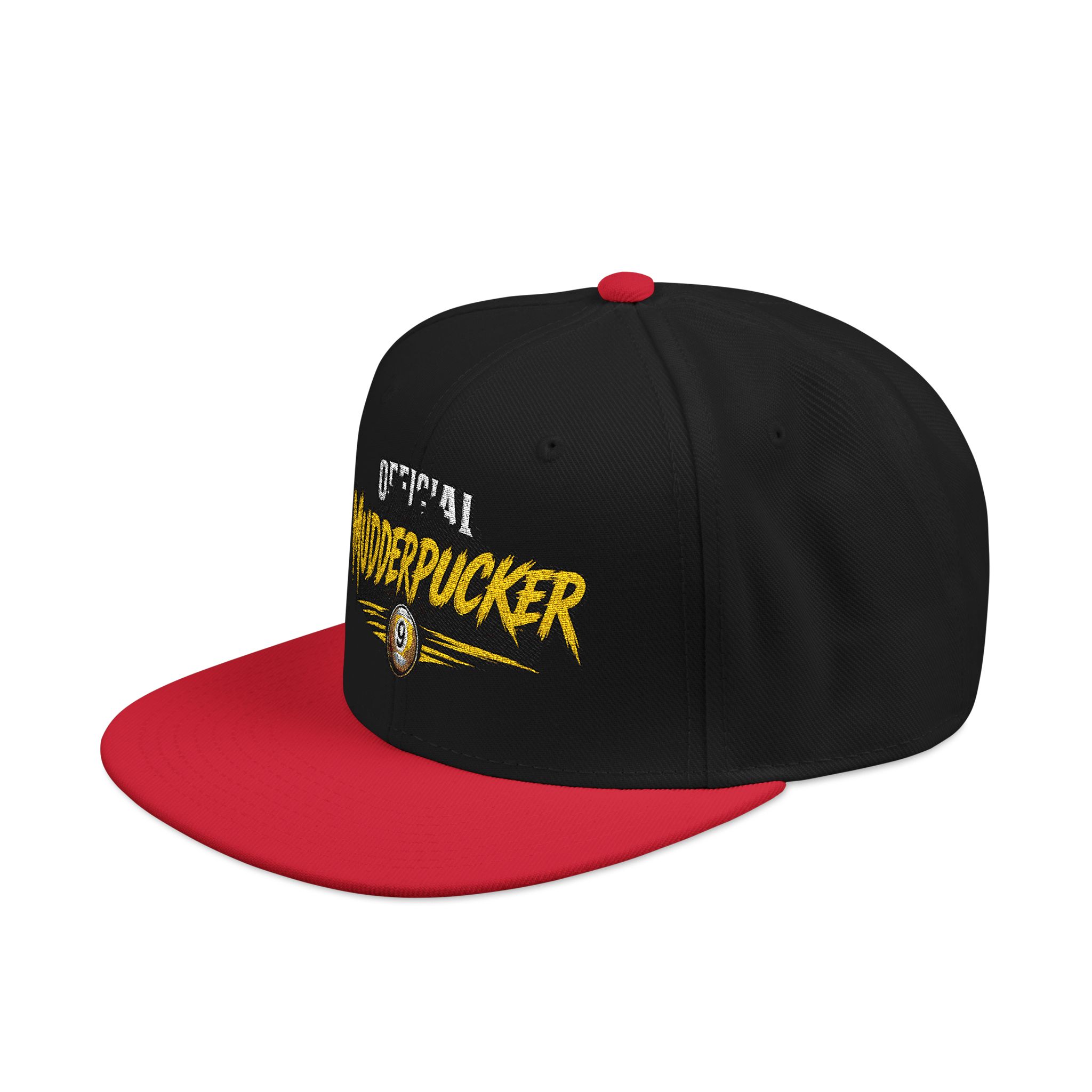 Original Mudderpucker Snapback Hat | Embroidered Flat Bill Cap - Image 33