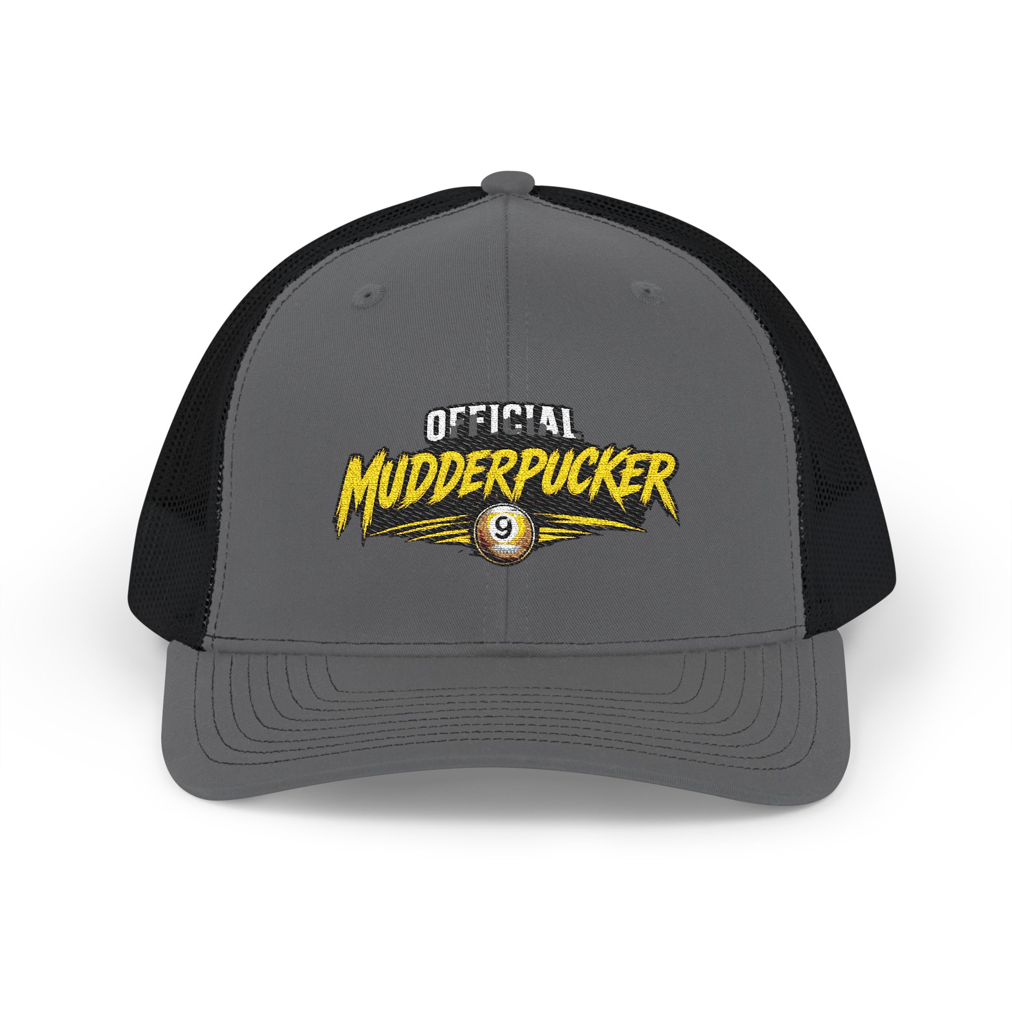 Mudderpucker Trucker Cap – Vintage Racing Logo Snapback - Image 21
