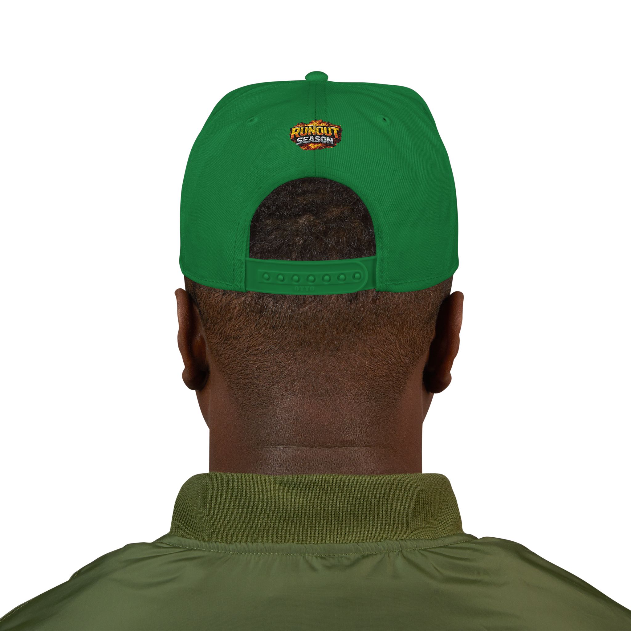 Snapback Hat — Embroidered Runout Season Logo Cap - Image 48