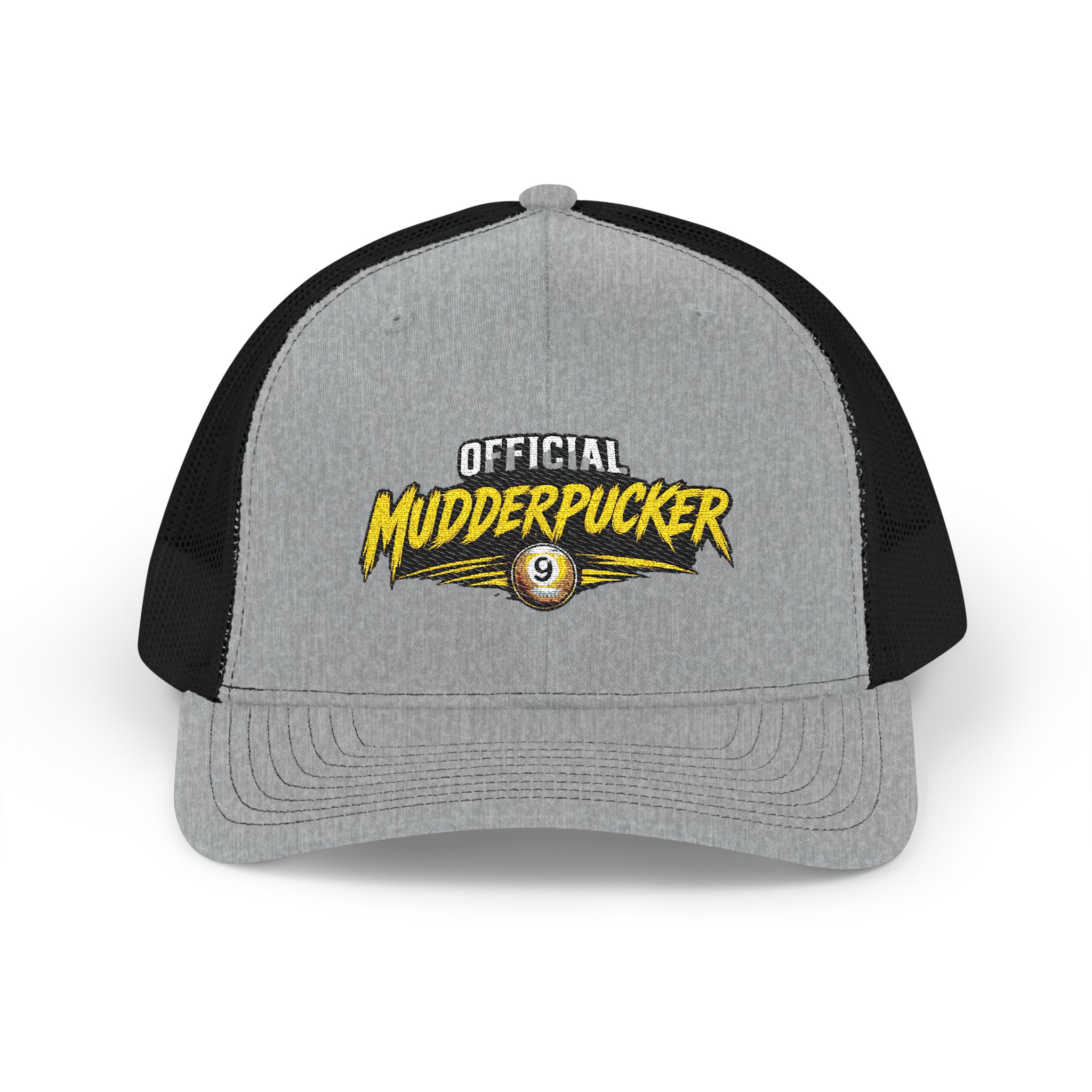 Mudderpucker Trucker Cap – Vintage Racing Logo Snapback - Image 2