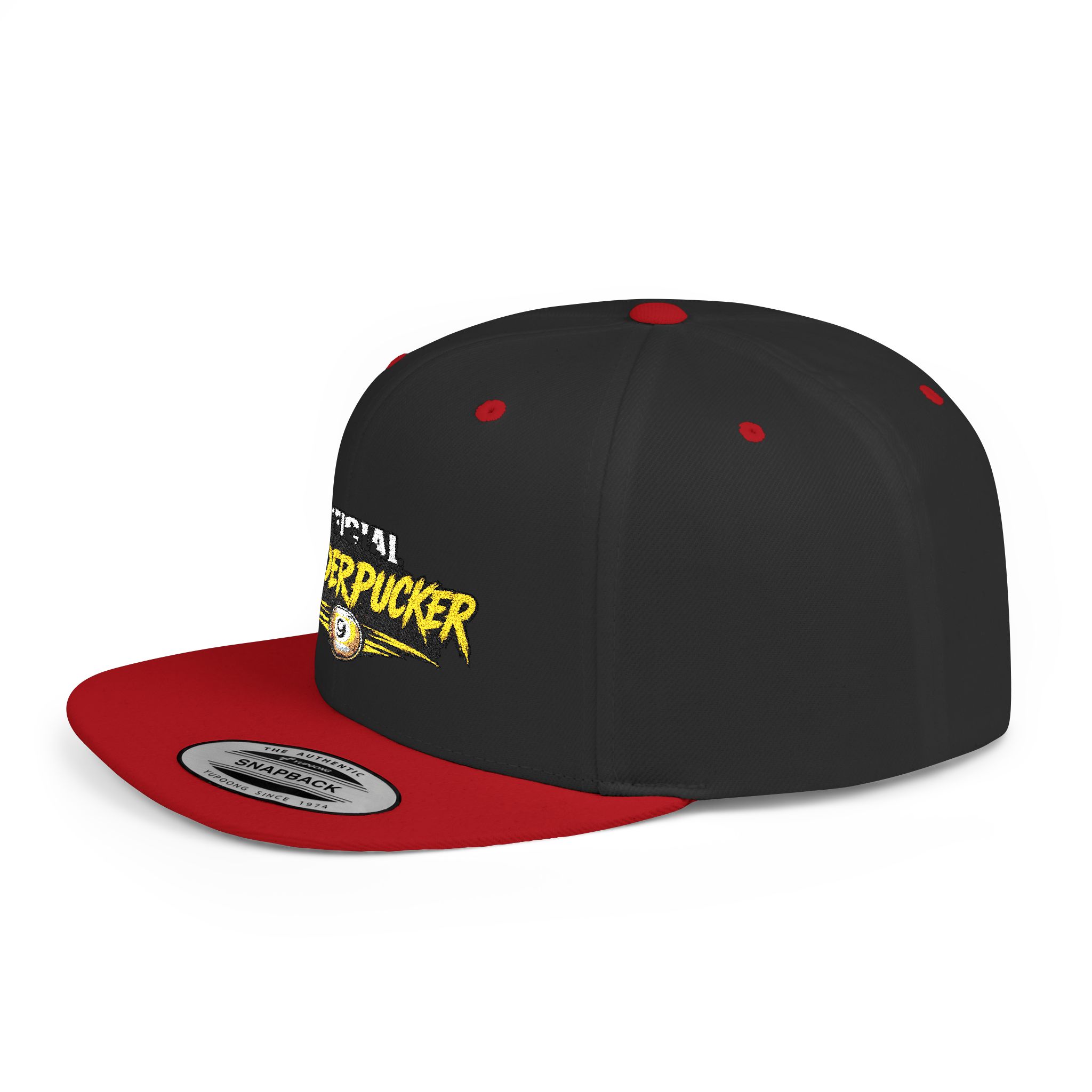 Snapback Hat — "Official Mudderpucker" Embroidered Flat-Bill Cap - Image 63
